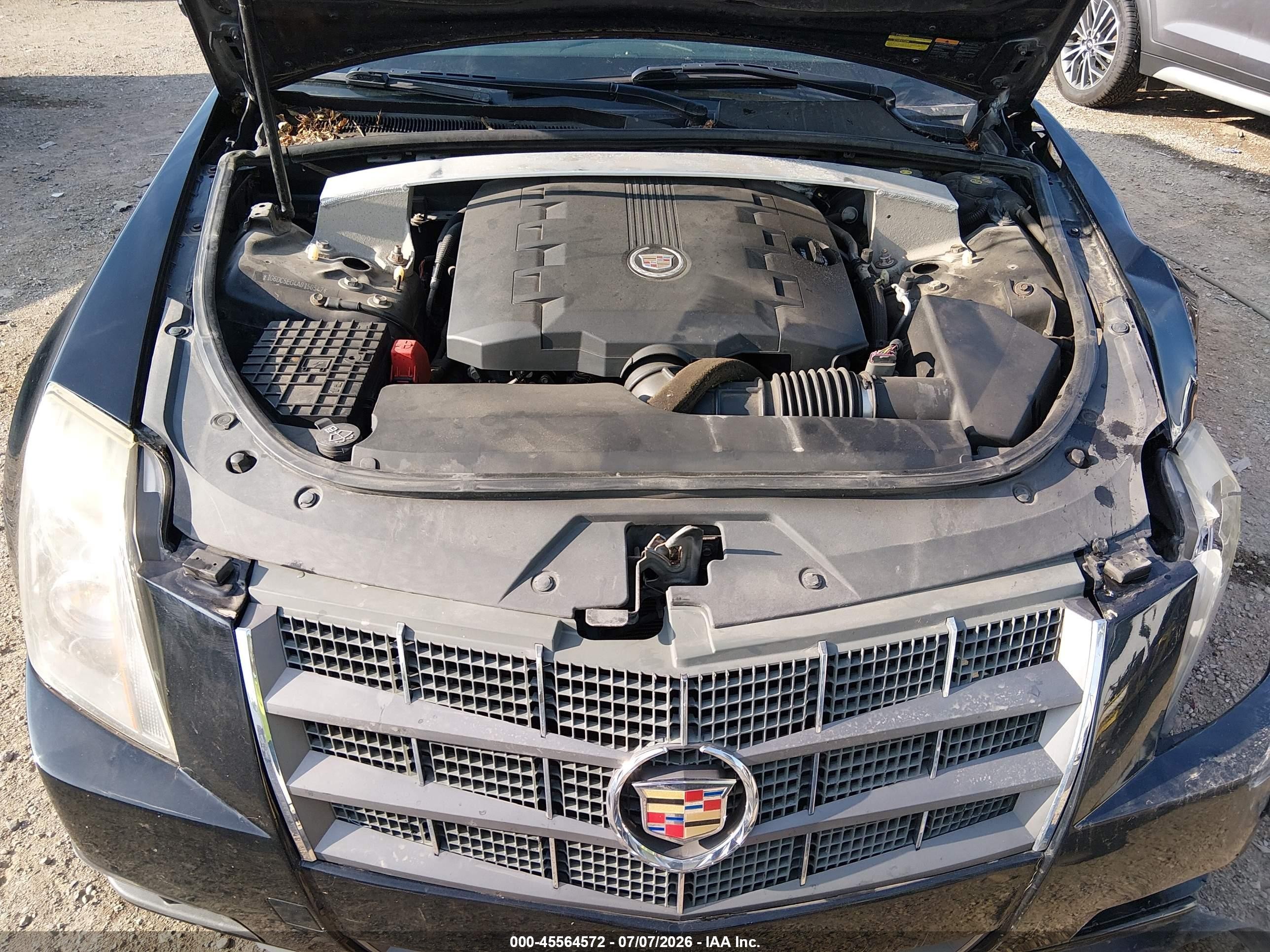 2010 Cadillac Cts   Black vin: 1G6DC5EG4A0150547