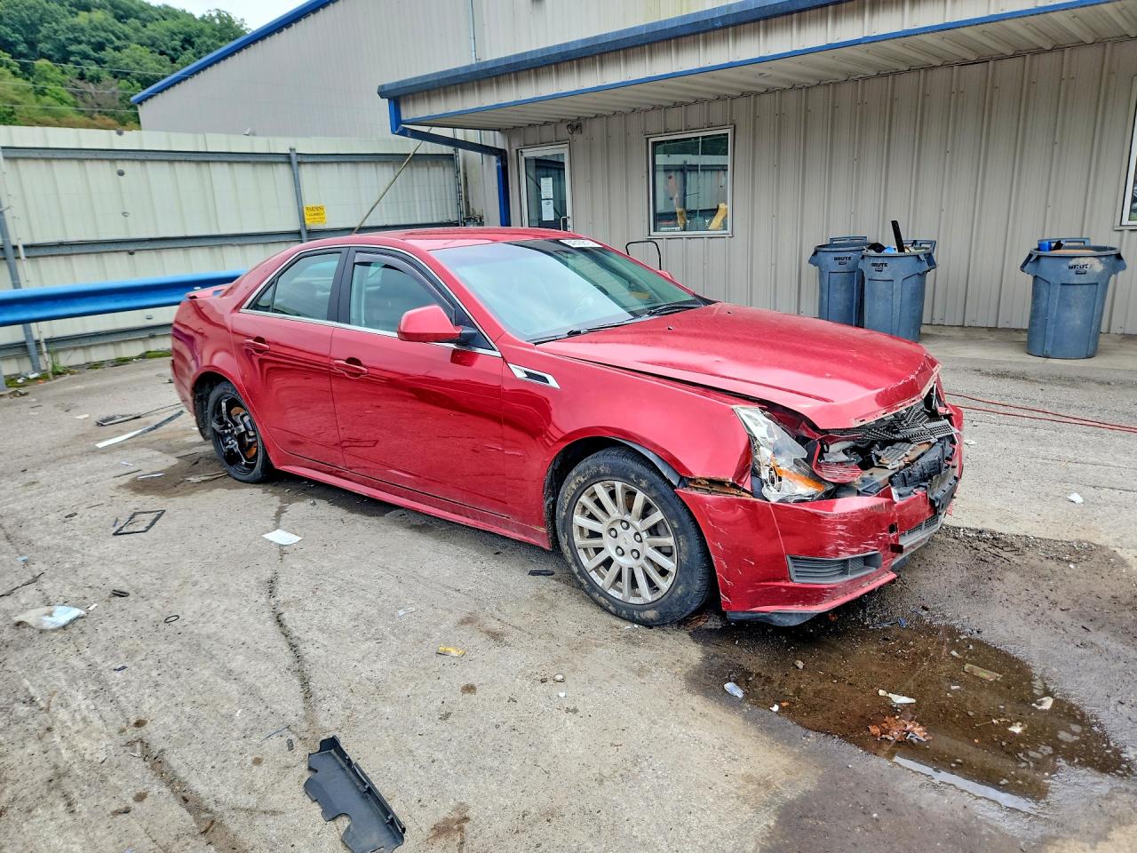2011 Cadillac Cts Burgundy vin: 1G6DC5EY0B0164648