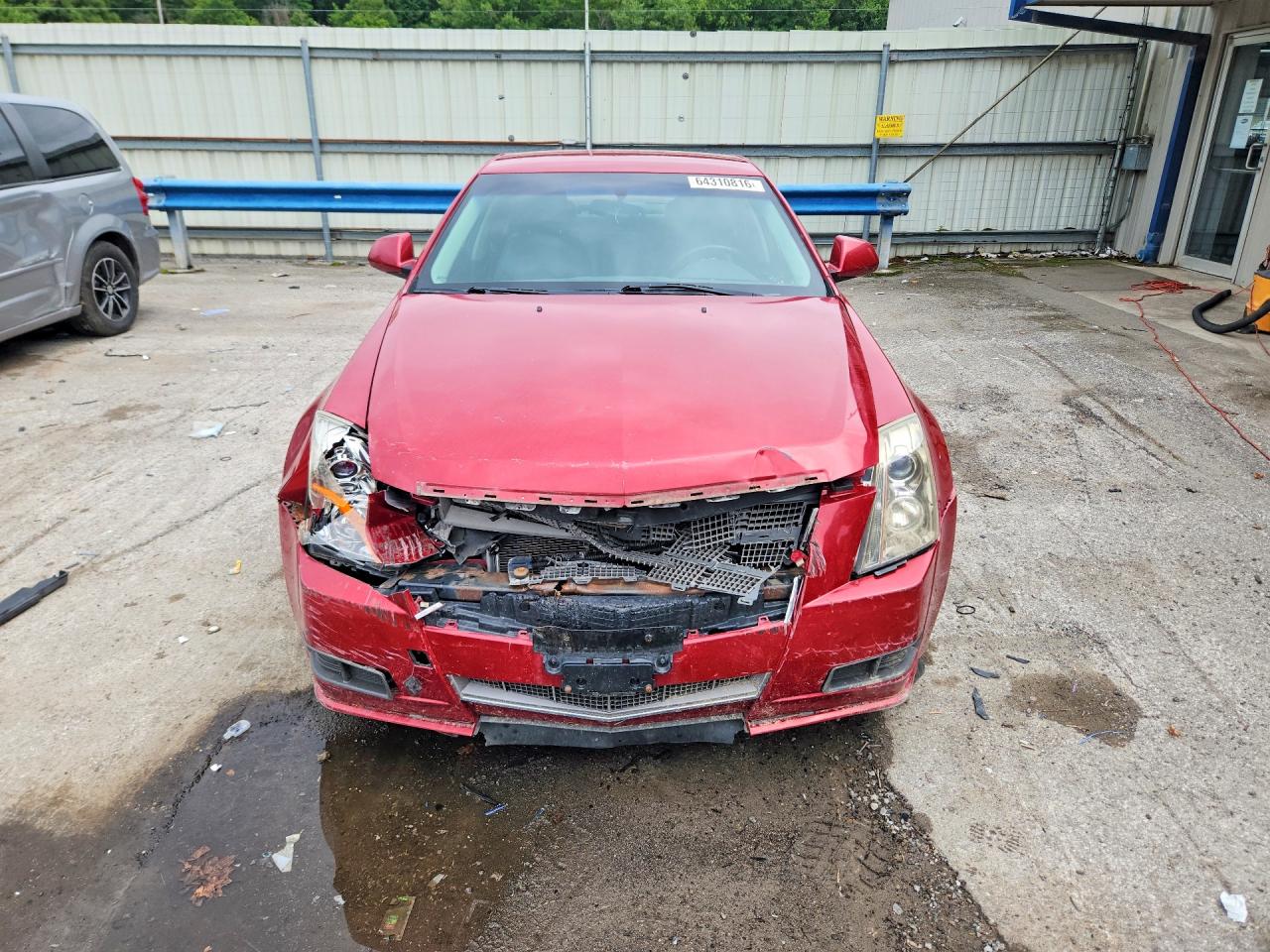 2011 Cadillac Cts Burgundy vin: 1G6DC5EY0B0164648