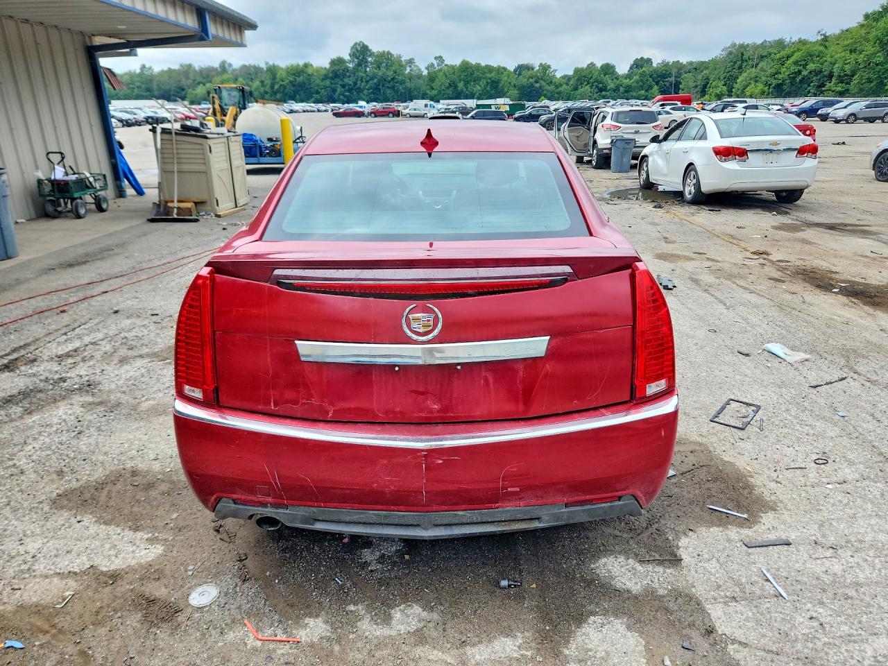 2011 Cadillac Cts Burgundy vin: 1G6DC5EY0B0164648