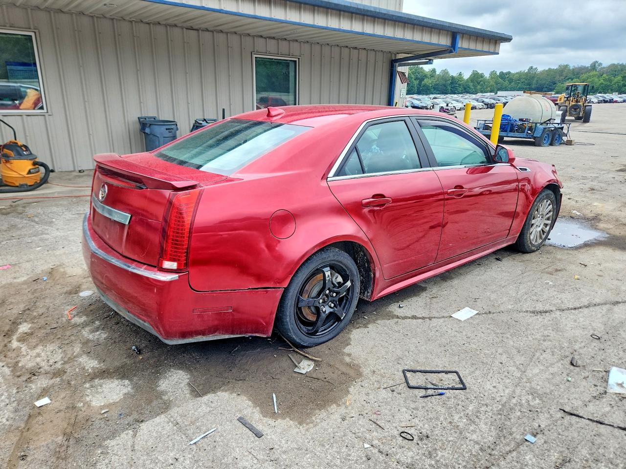 2011 Cadillac Cts Burgundy vin: 1G6DC5EY0B0164648