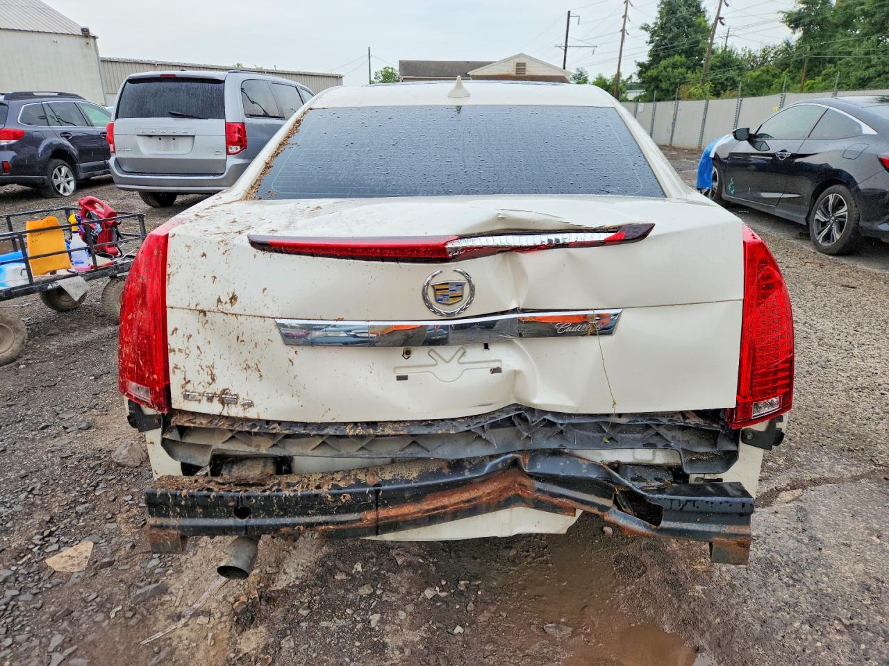 2011 Cadillac Cts White vin: 1G6DC5EY0B0169705