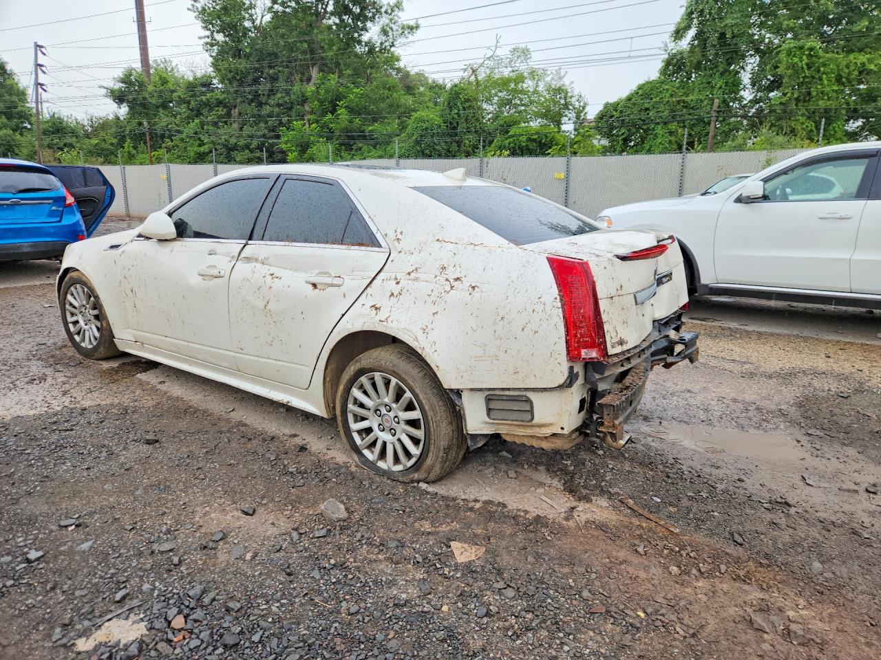 2011 Cadillac Cts White vin: 1G6DC5EY0B0169705