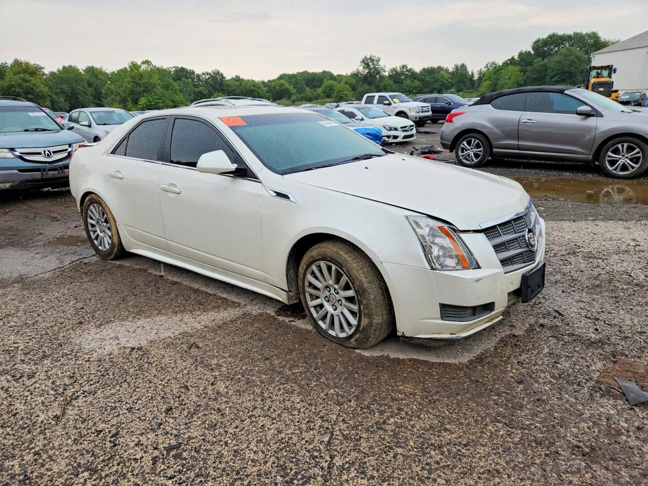 2011 Cadillac Cts White vin: 1G6DC5EY0B0169705
