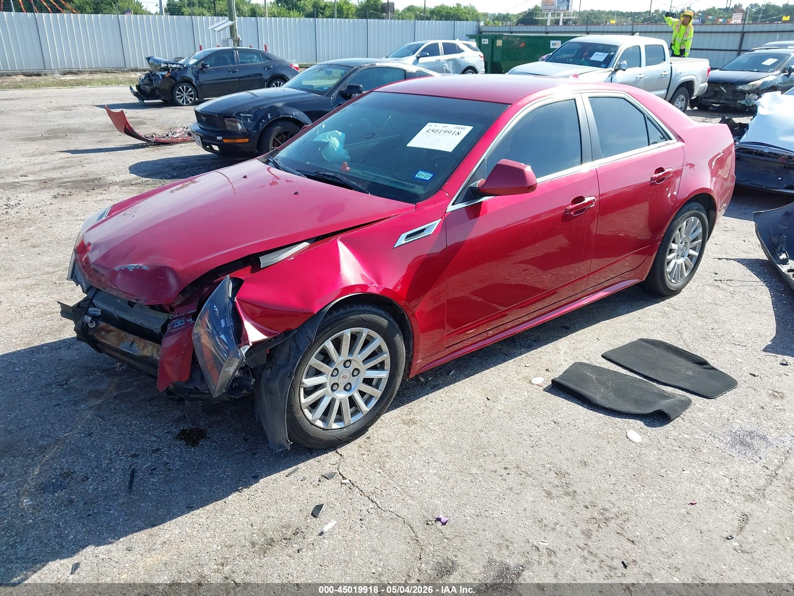 2011 Cadillac Cts Standard Red vin: 1G6DC5EY3B0102788