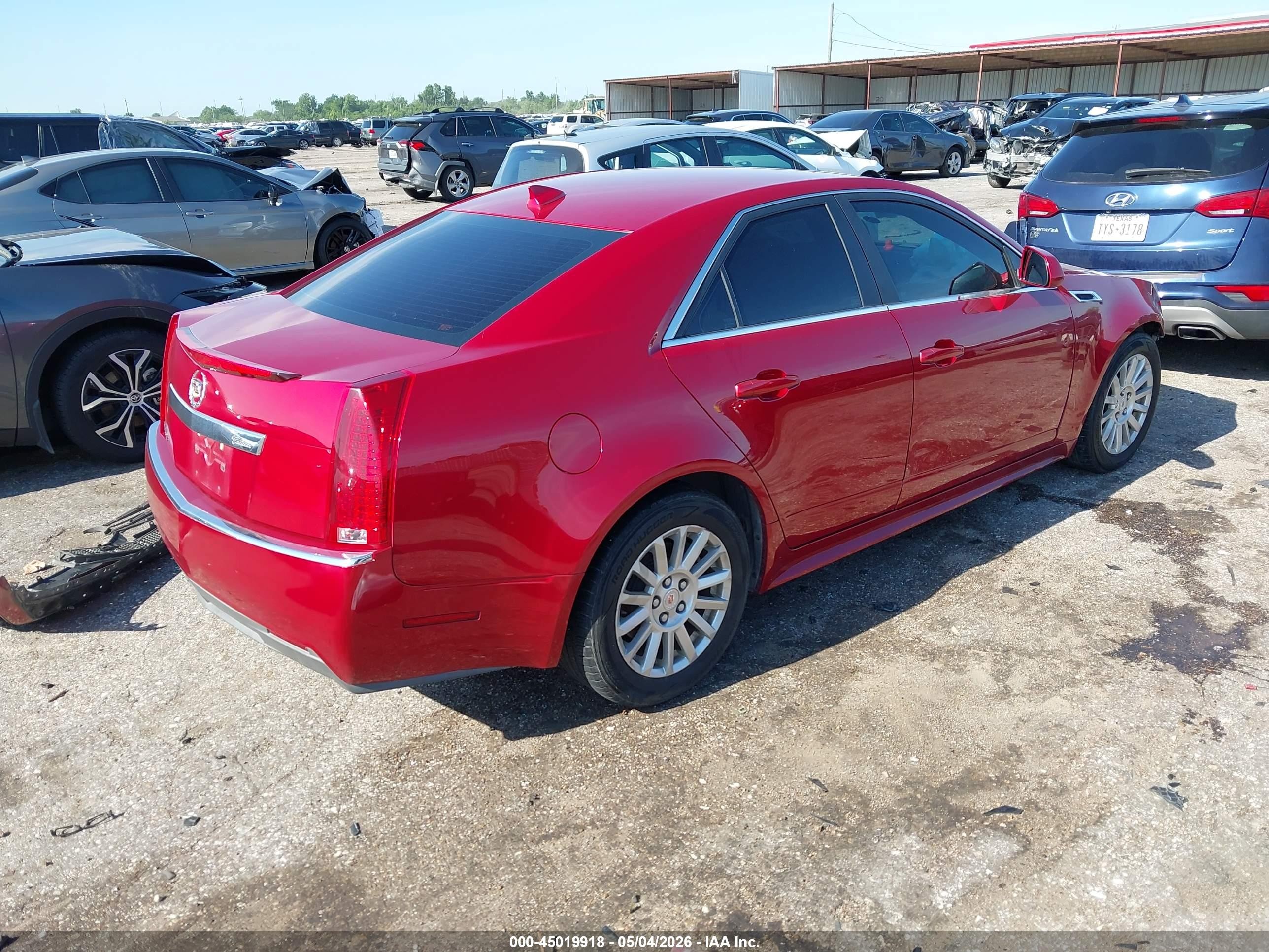 2011 Cadillac Cts Standard Red vin: 1G6DC5EY3B0102788