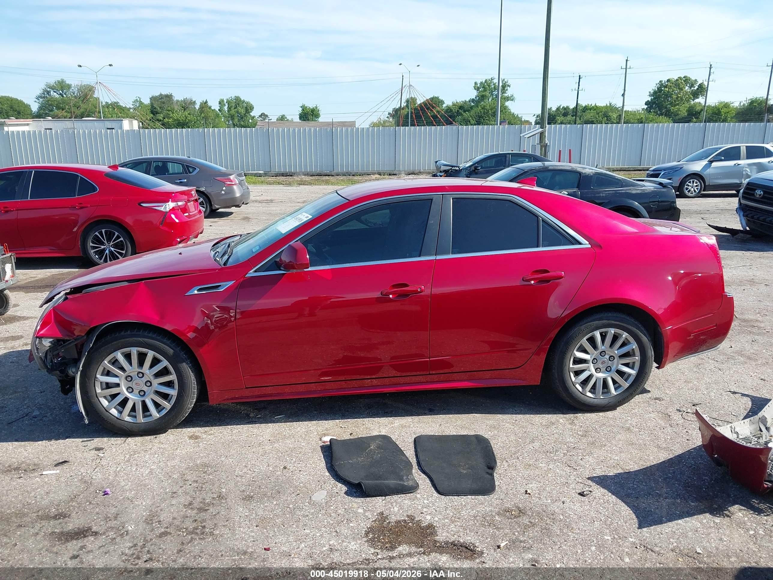2011 Cadillac Cts Standard Red vin: 1G6DC5EY3B0102788