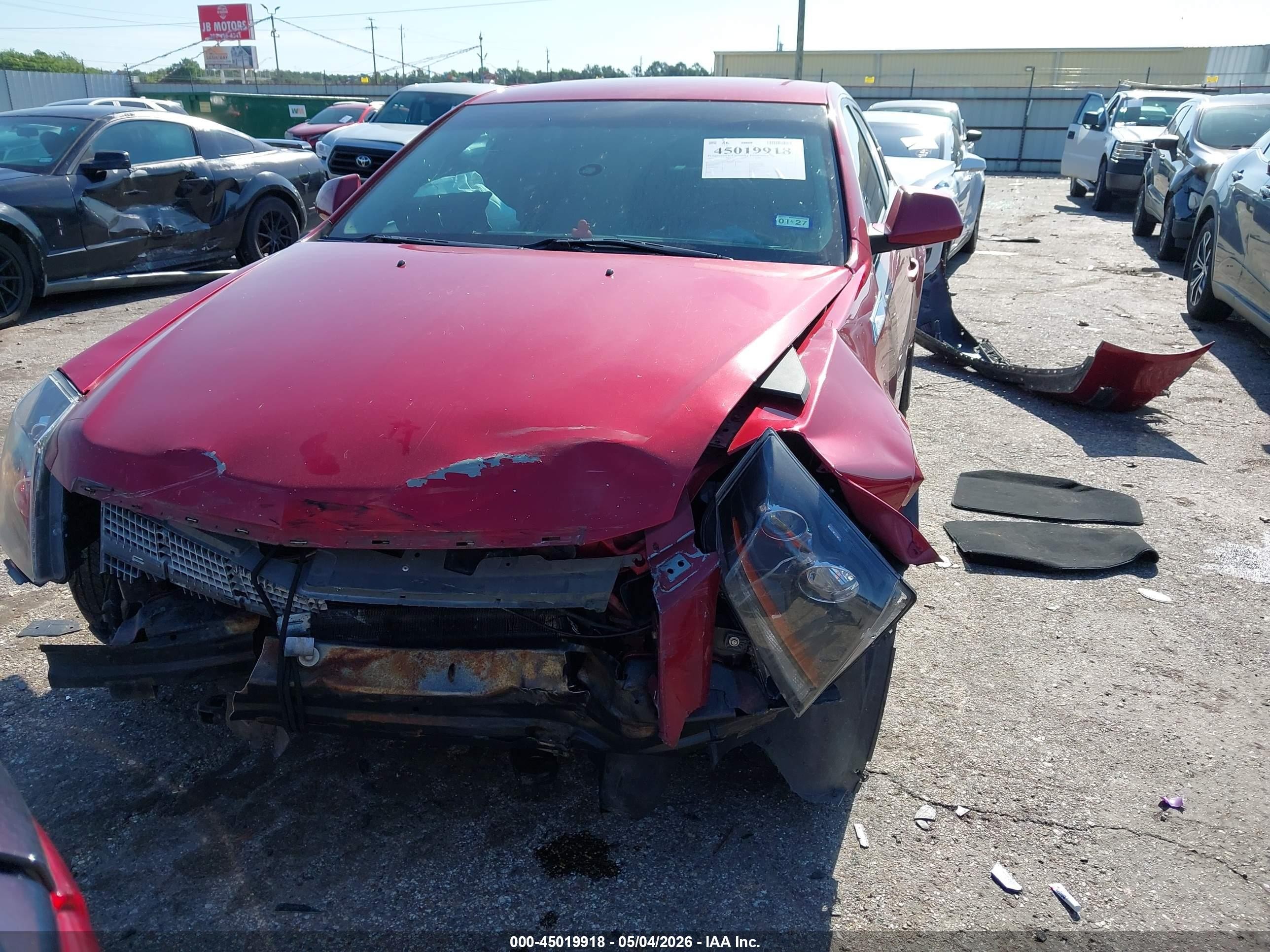 2011 Cadillac Cts Standard Red vin: 1G6DC5EY3B0102788