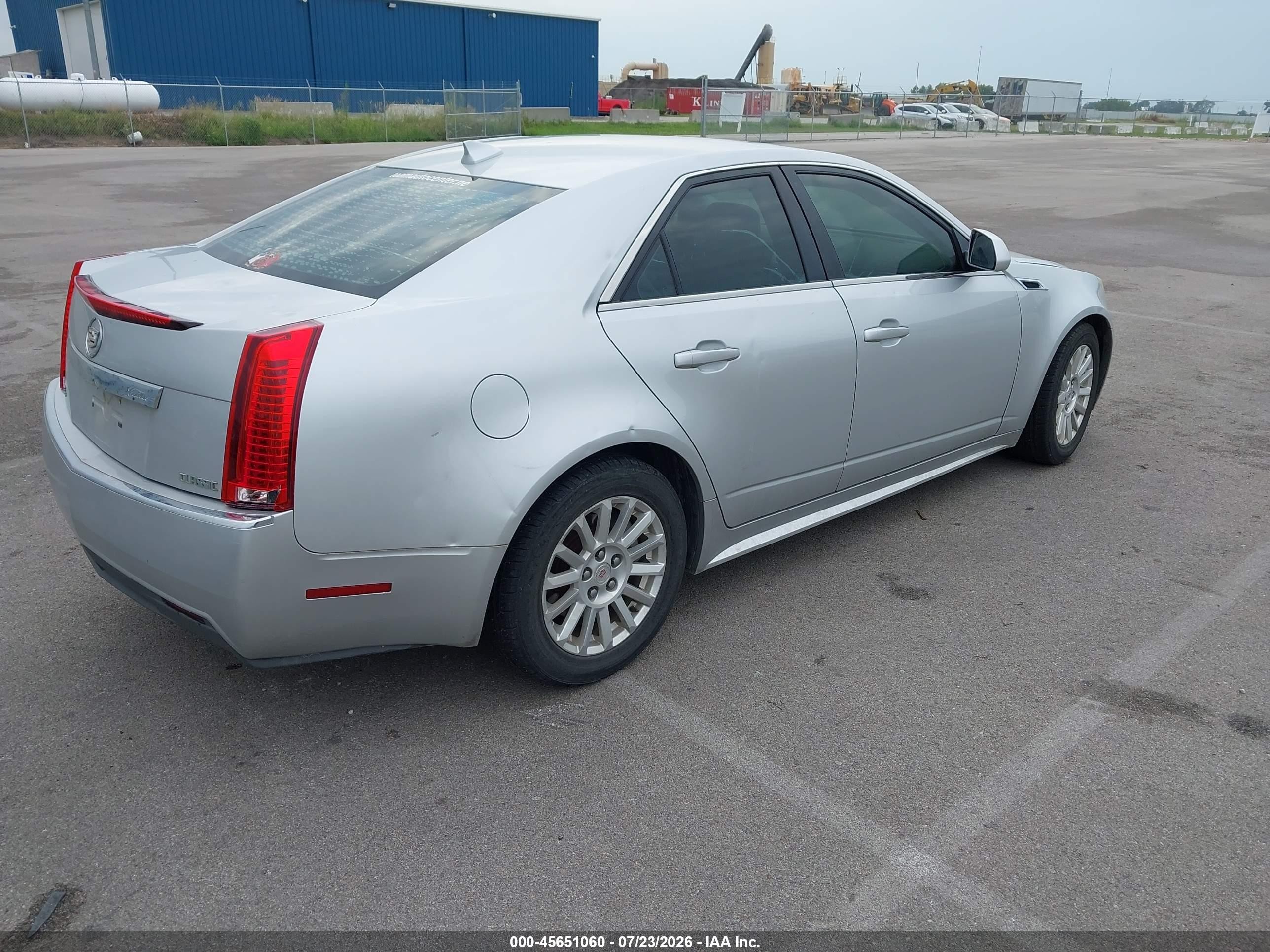 2011 Cadillac Cts   Silver vin: 1G6DC5EY6B0151967