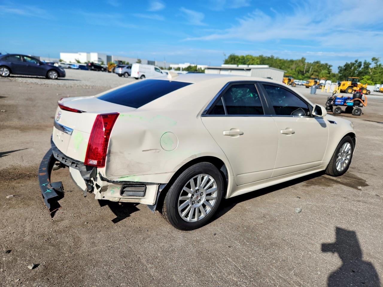 2011 Cadillac Cts White vin: 1G6DC5EY6B0163522