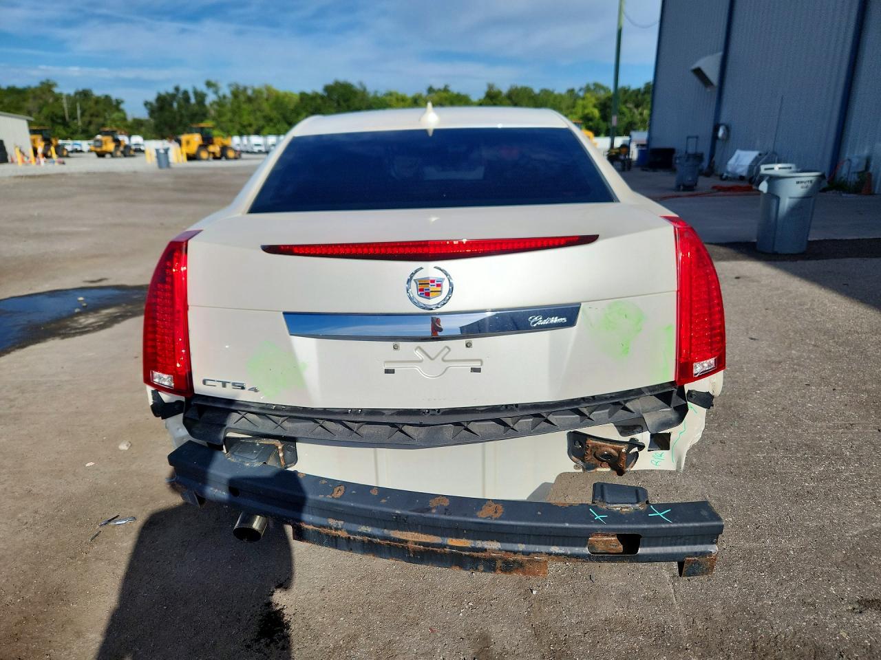 2011 Cadillac Cts White vin: 1G6DC5EY6B0163522