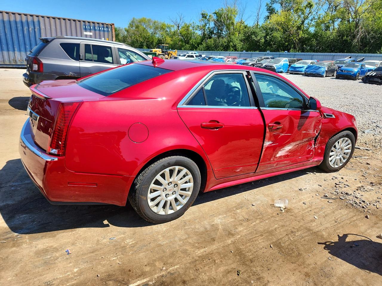 2011 Cadillac Cts Red vin: 1G6DC5EY8B0152702