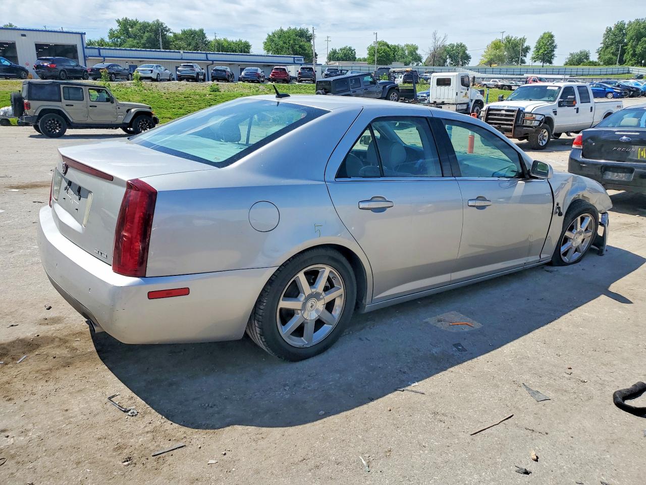 2007 Cadillac Sts Silver vin: 1G6DC67A170121501