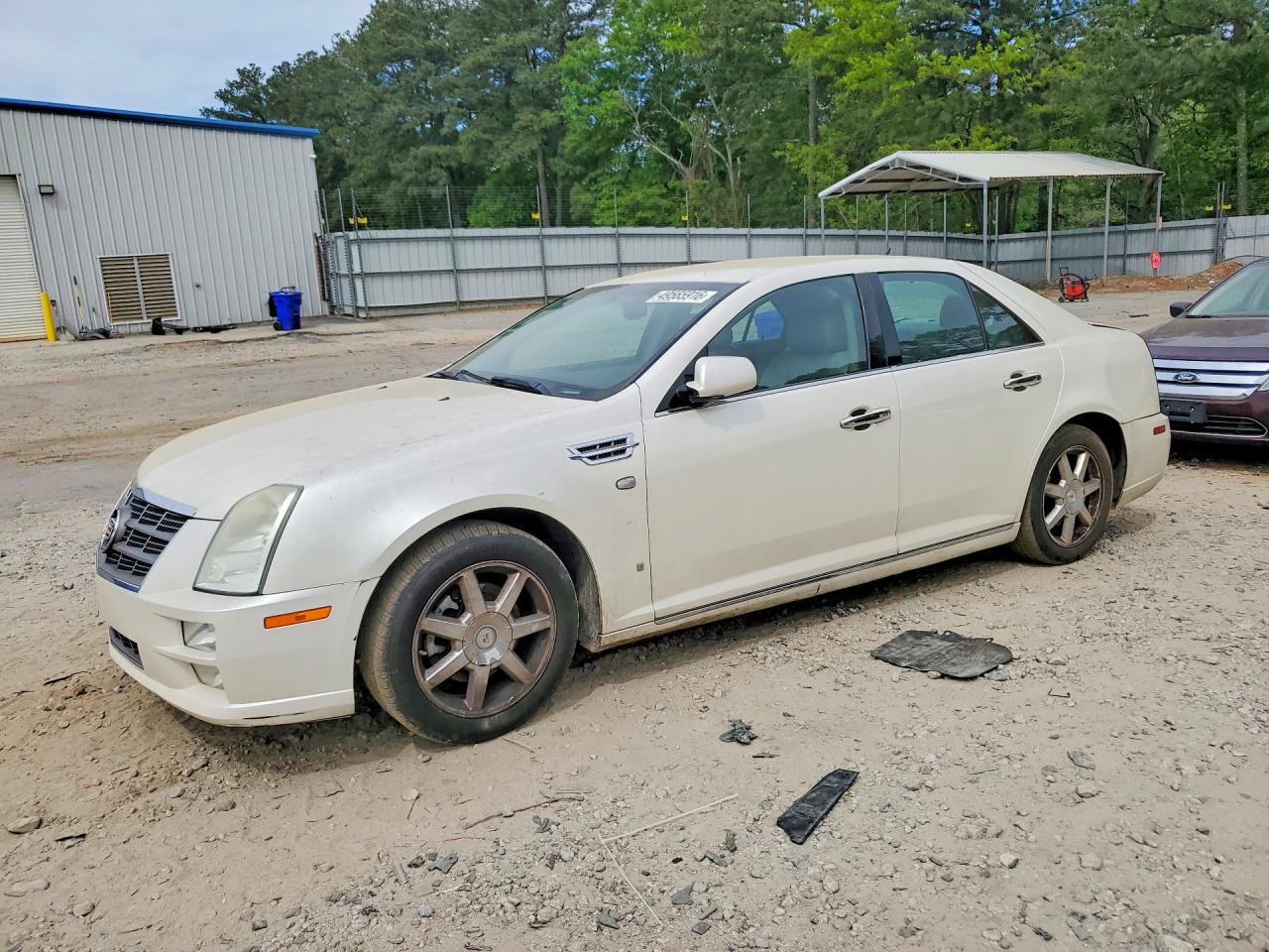 2008 Cadillac Sts White vin: 1G6DC67A380188862