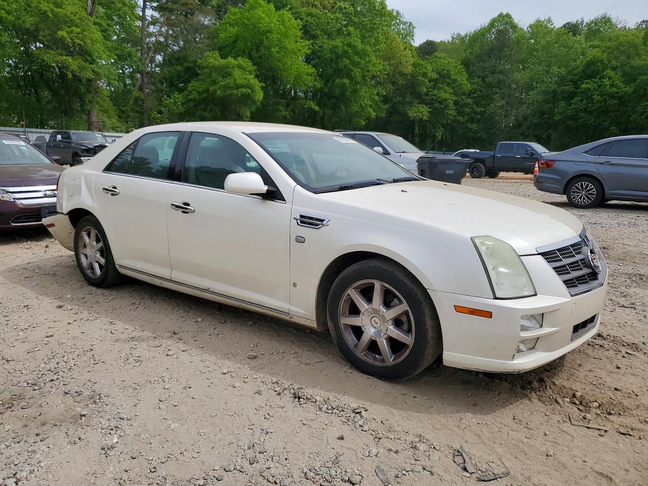 2008 Cadillac Sts White vin: 1G6DC67A380188862