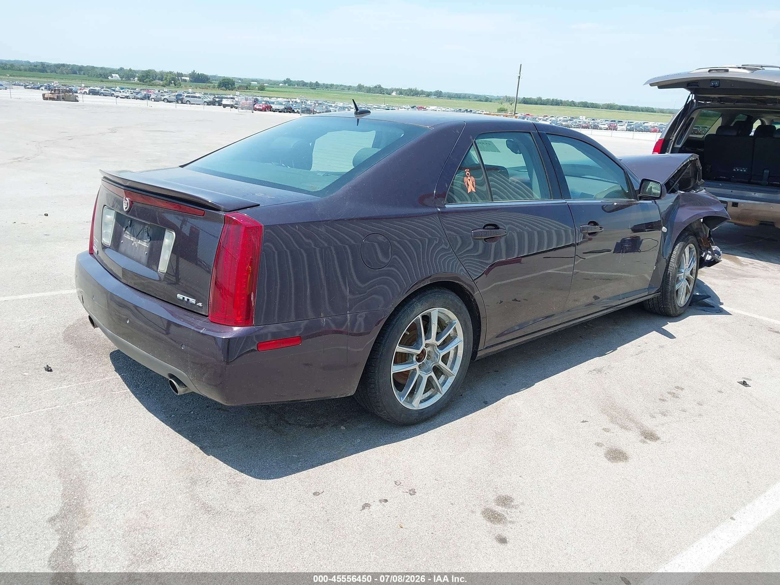 2006 Cadillac Sts V8 Burgundy vin: 1G6DC67A460101595
