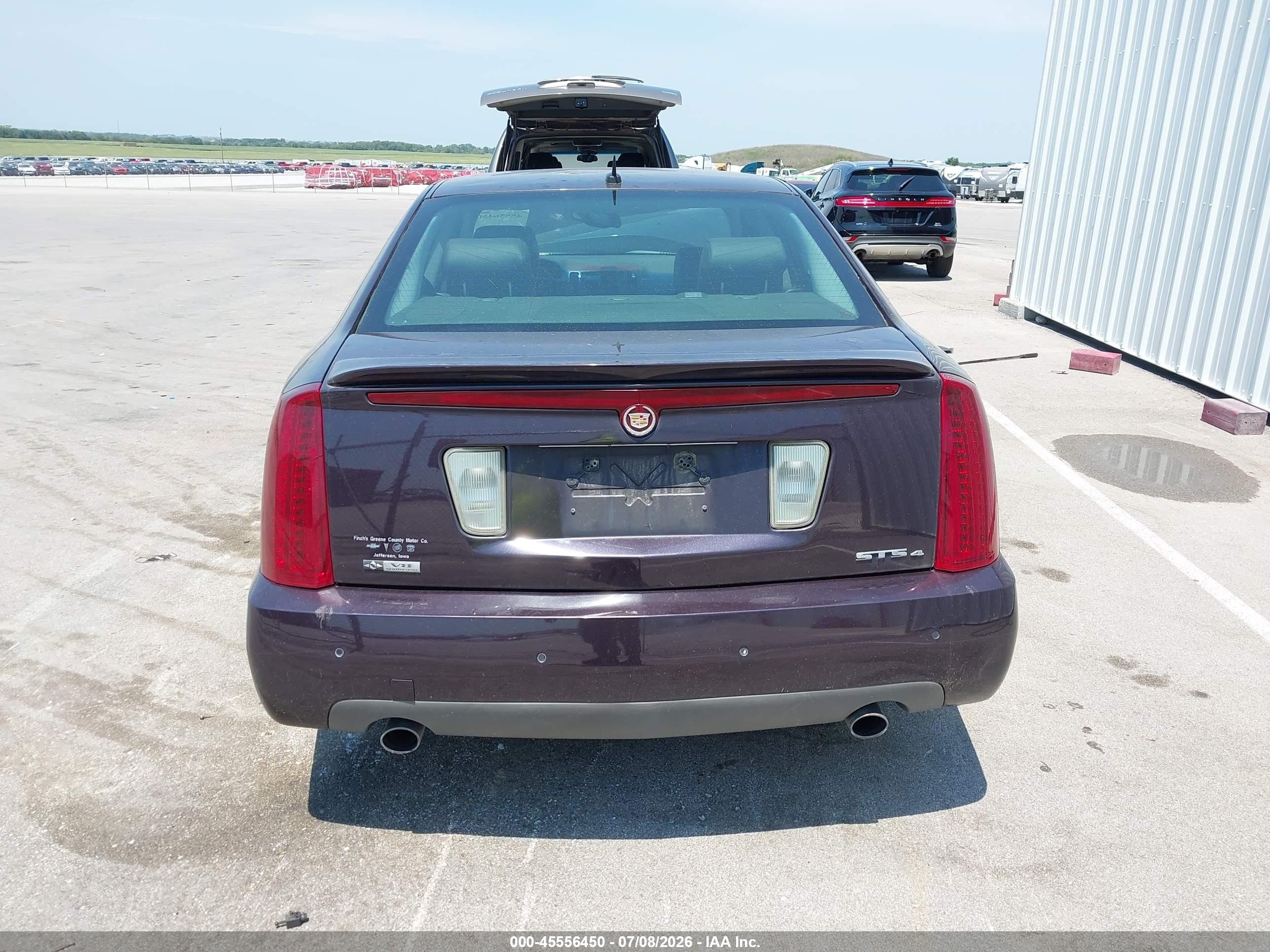 2006 Cadillac Sts V8 Burgundy vin: 1G6DC67A460101595