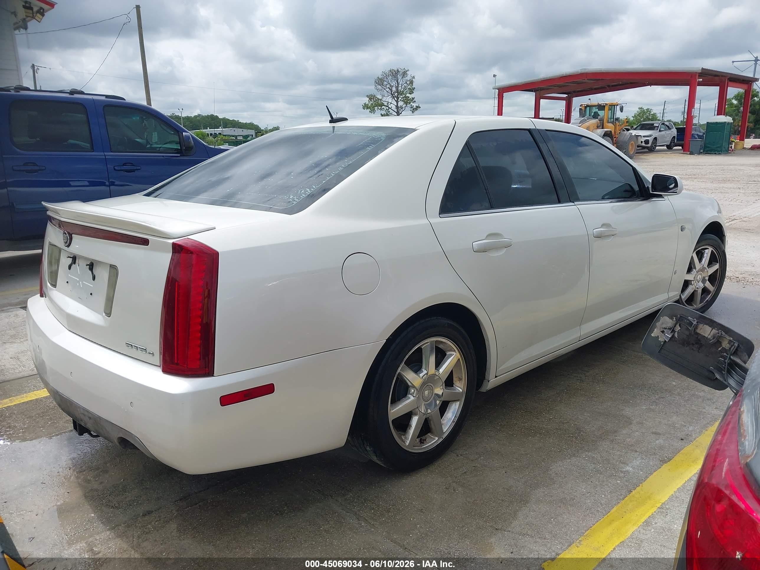 2006 Cadillac Sts V8 White vin: 1G6DC67A560163412