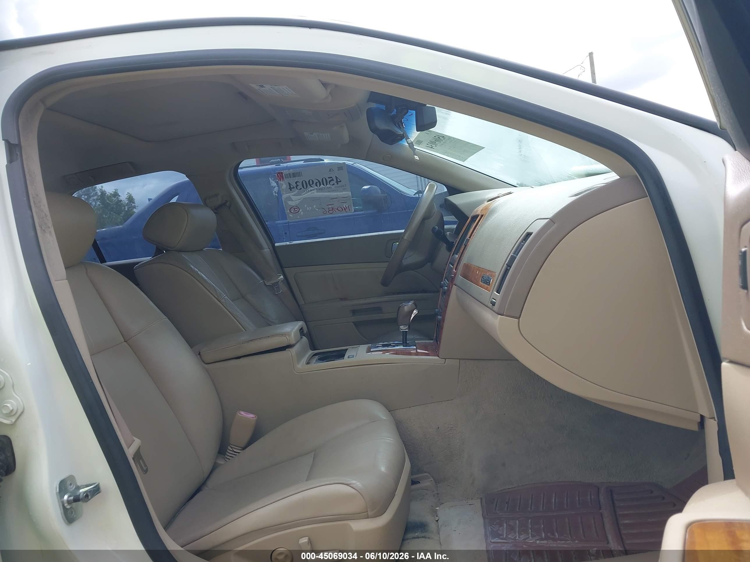 2006 Cadillac Sts V8 White vin: 1G6DC67A560163412