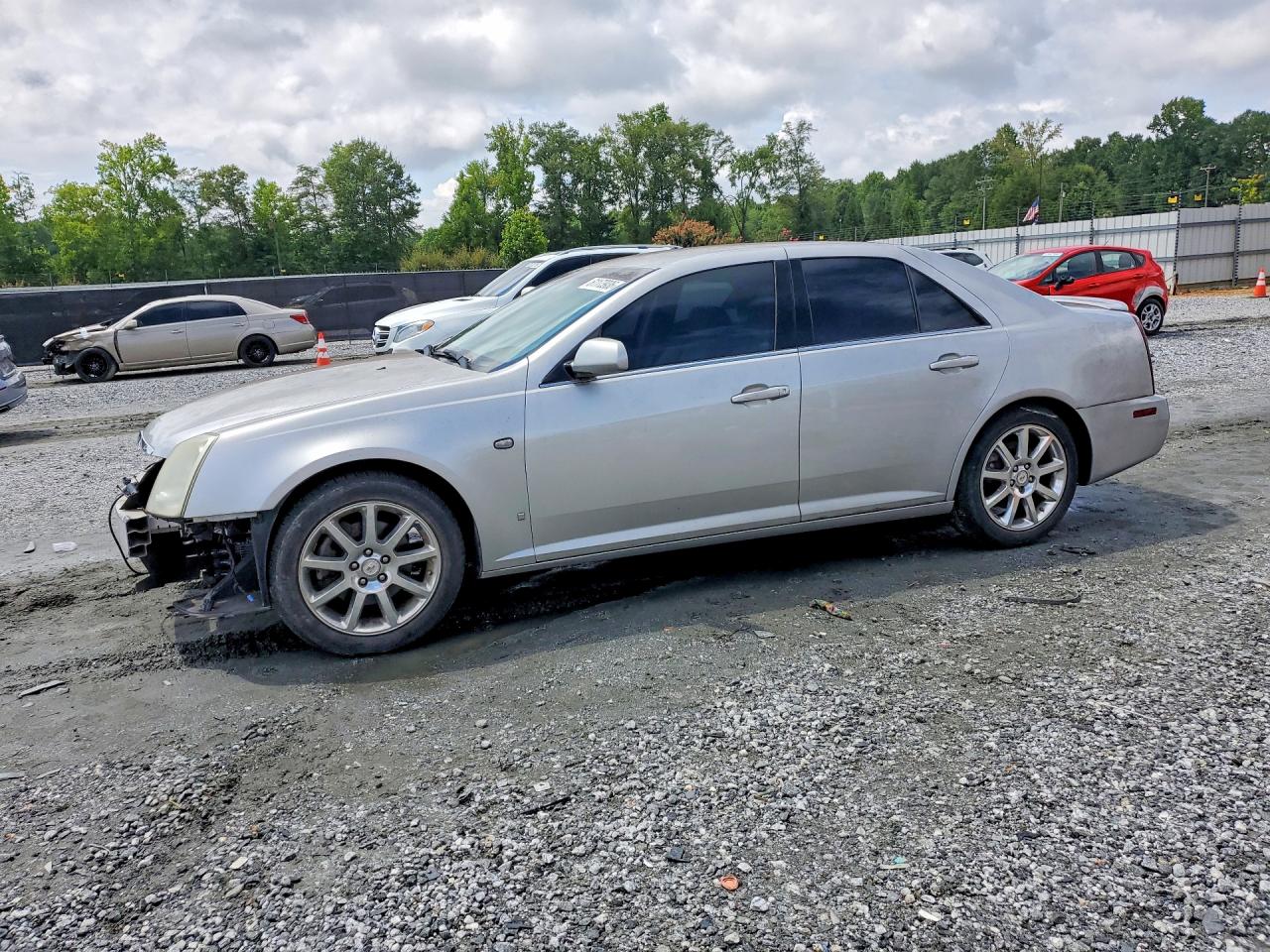 2007 Cadillac Sts Silver vin: 1G6DC67A570113918