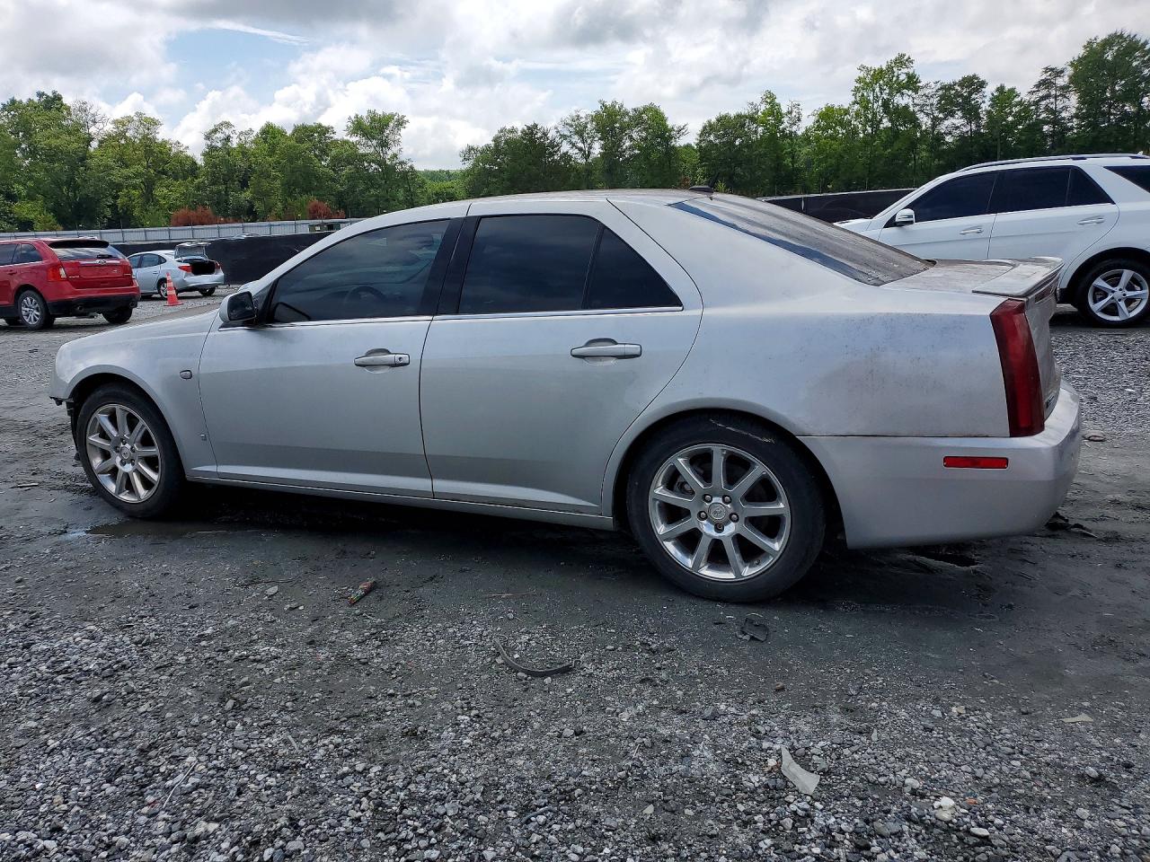 2007 Cadillac Sts Silver vin: 1G6DC67A570113918