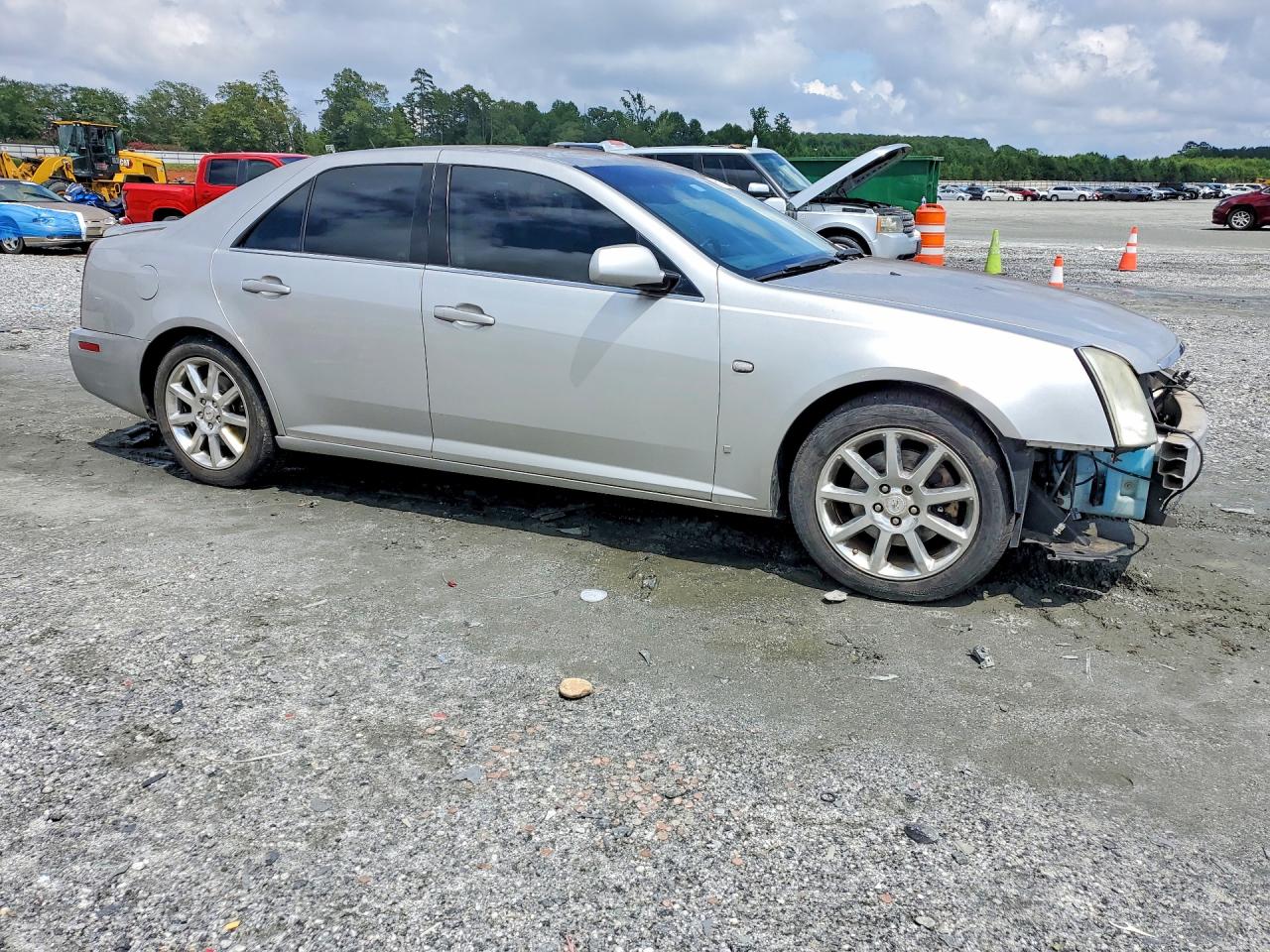 2007 Cadillac Sts Silver vin: 1G6DC67A570113918