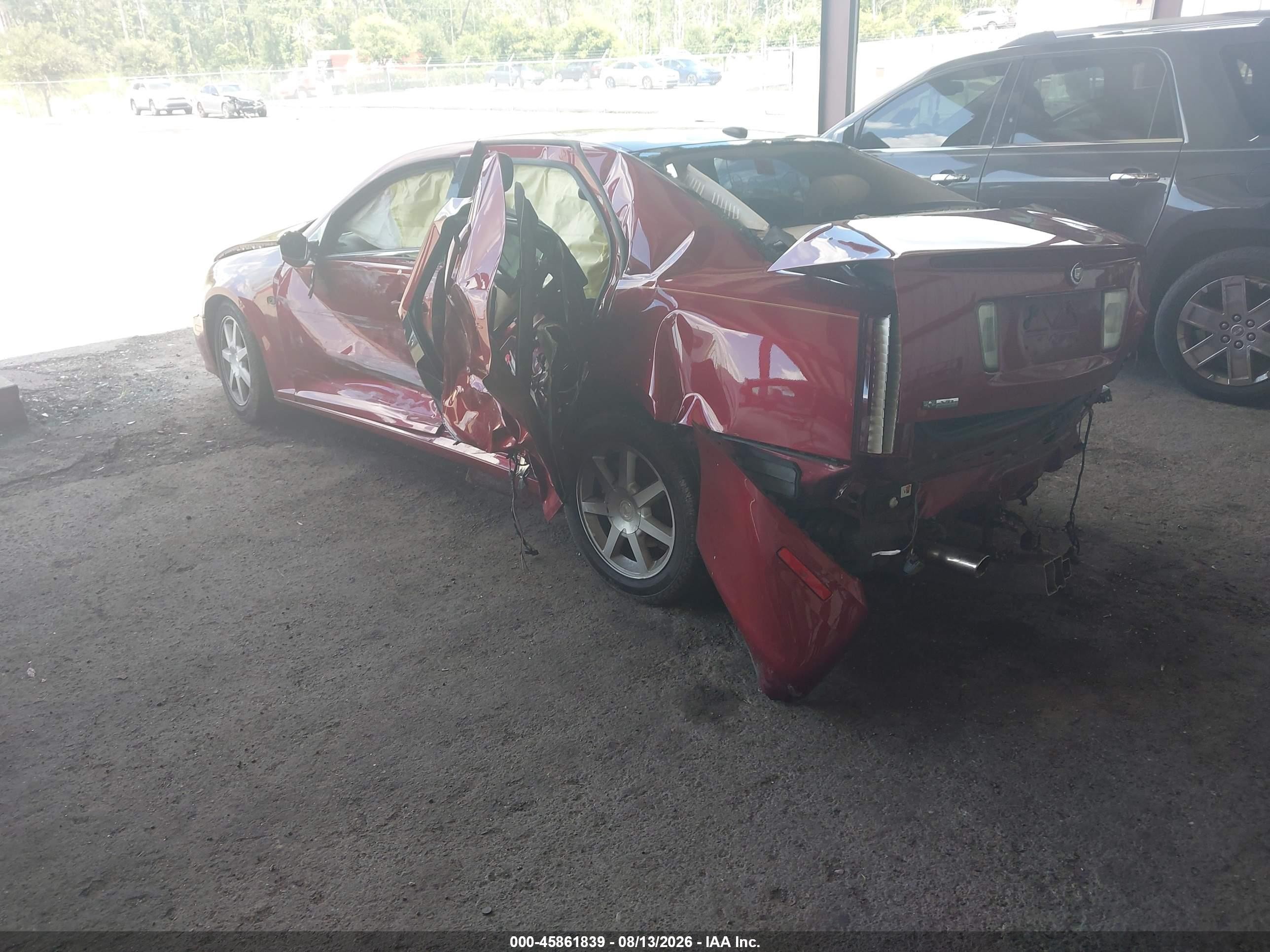 2005 Cadillac Sts V8 Burgundy vin: 1G6DC67A650139635