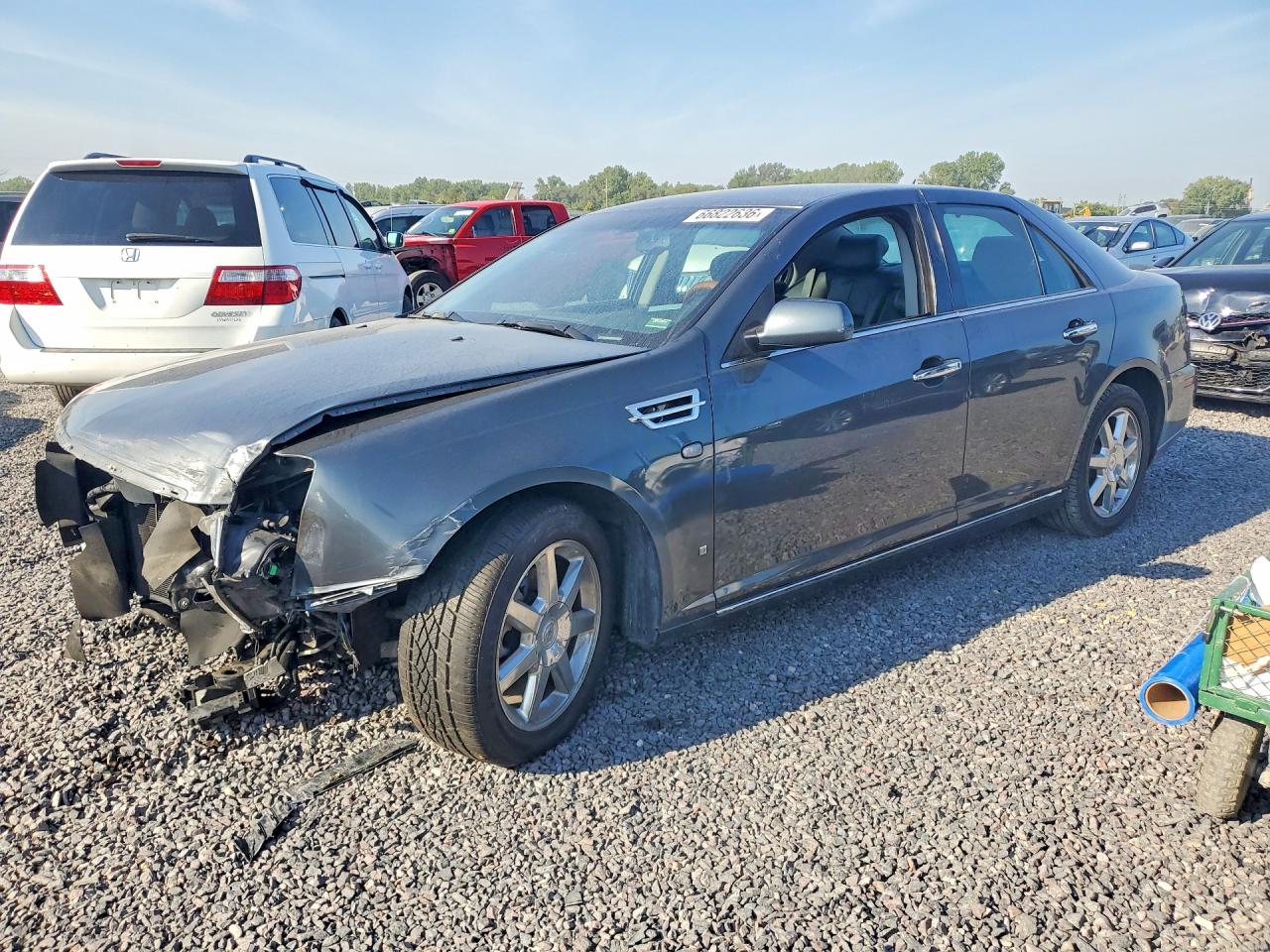 2008 Cadillac Sts Gray vin: 1G6DC67A680204049