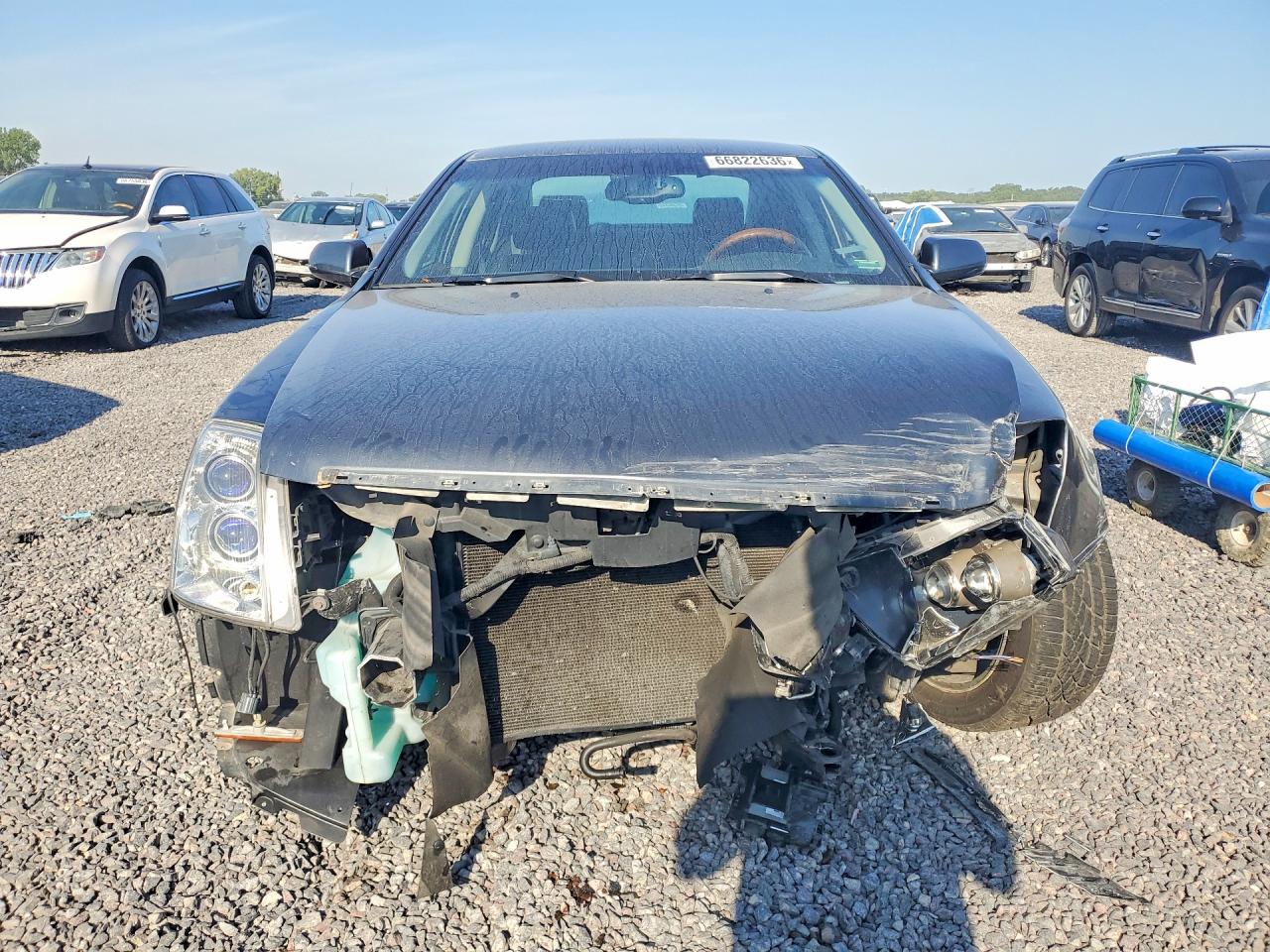2008 Cadillac Sts Gray vin: 1G6DC67A680204049