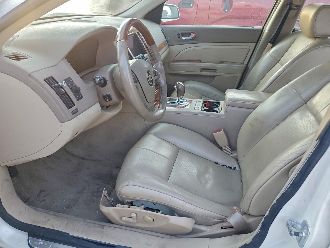 2007 Cadillac Sts White vin: 1G6DC67A770163817