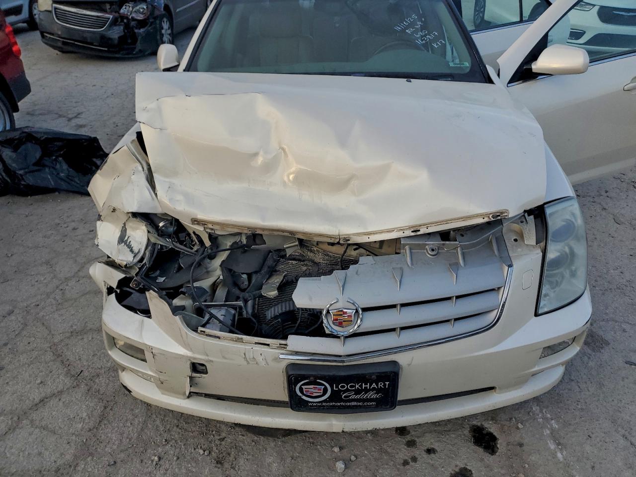 2007 Cadillac Sts White vin: 1G6DC67A770163817