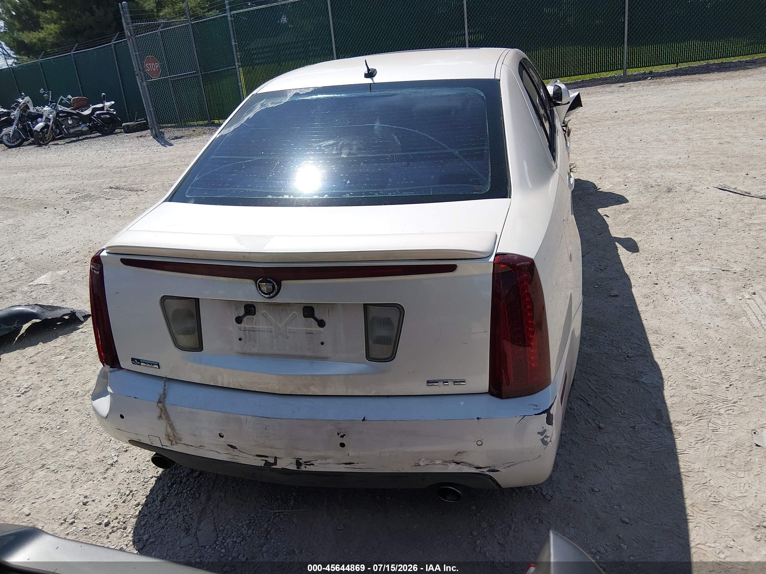 2005 Cadillac Sts V8 White vin: 1G6DC67A850155867