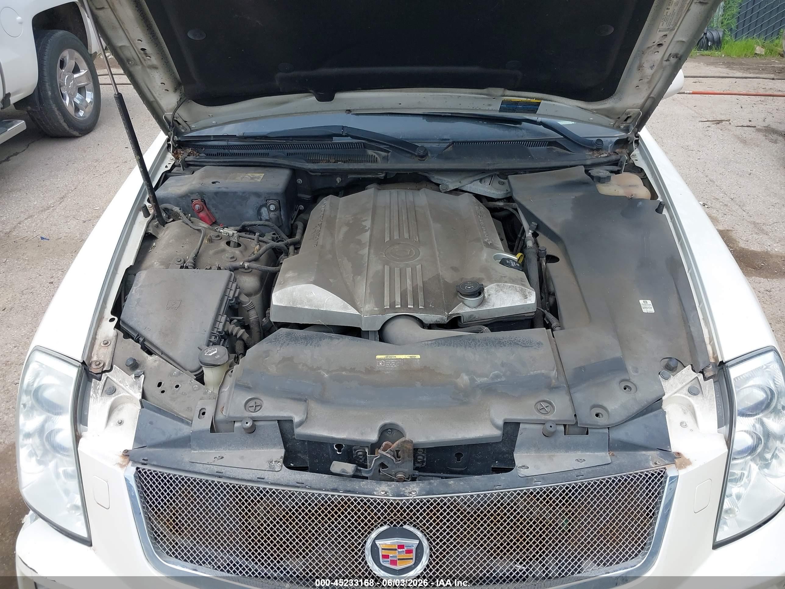 2006 Cadillac Sts V8 White vin: 1G6DC67A860100644
