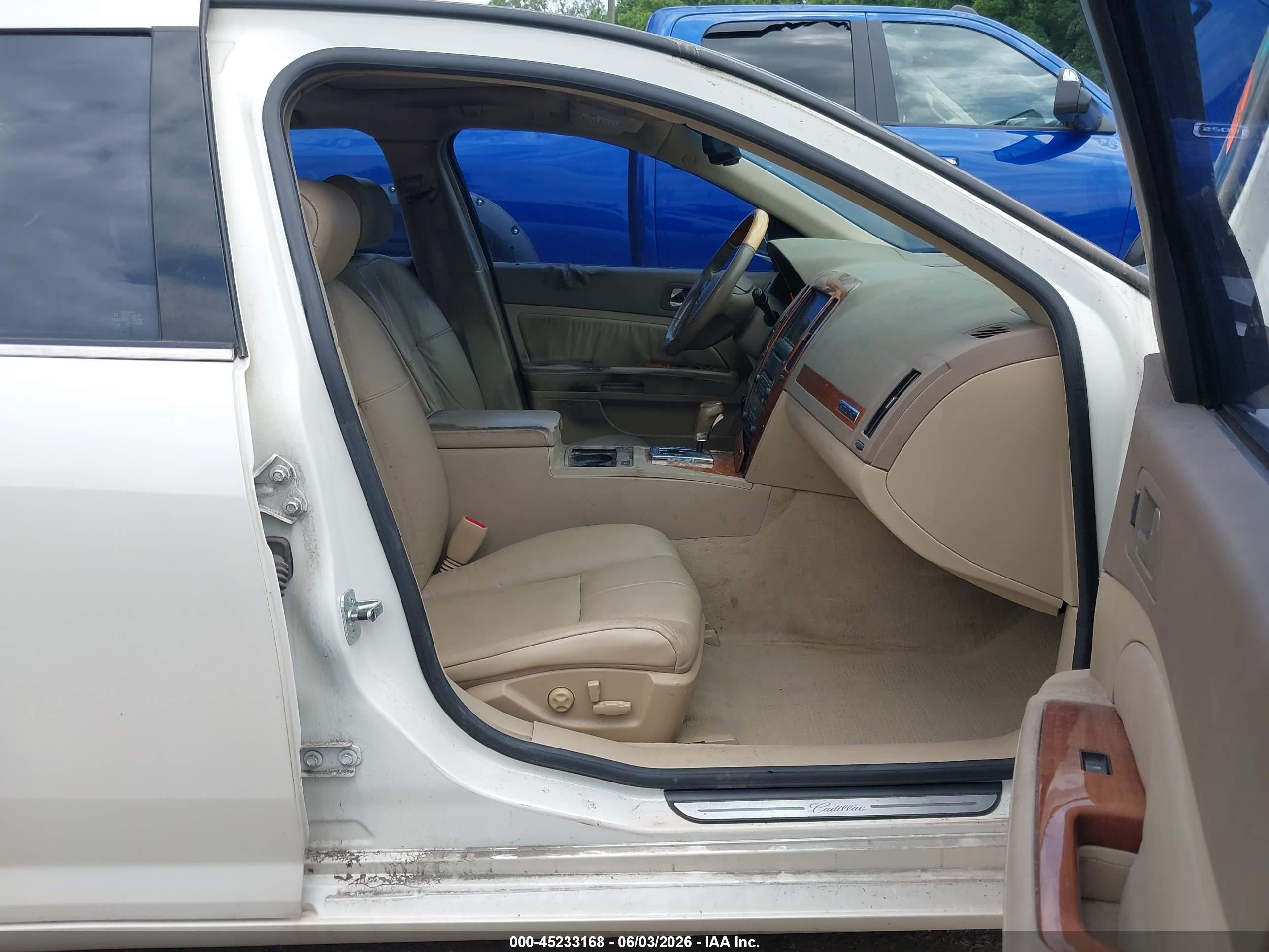 2006 Cadillac Sts V8 White vin: 1G6DC67A860100644