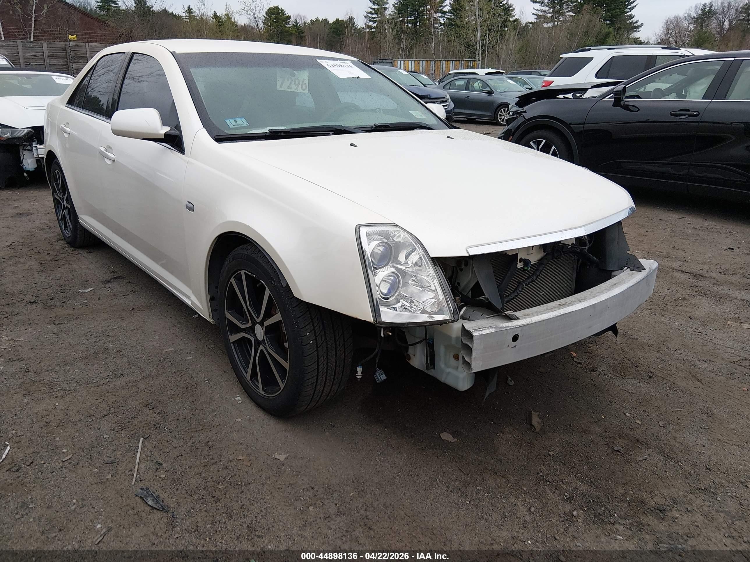 2006 Cadillac Sts V8 White vin: 1G6DC67A860212974