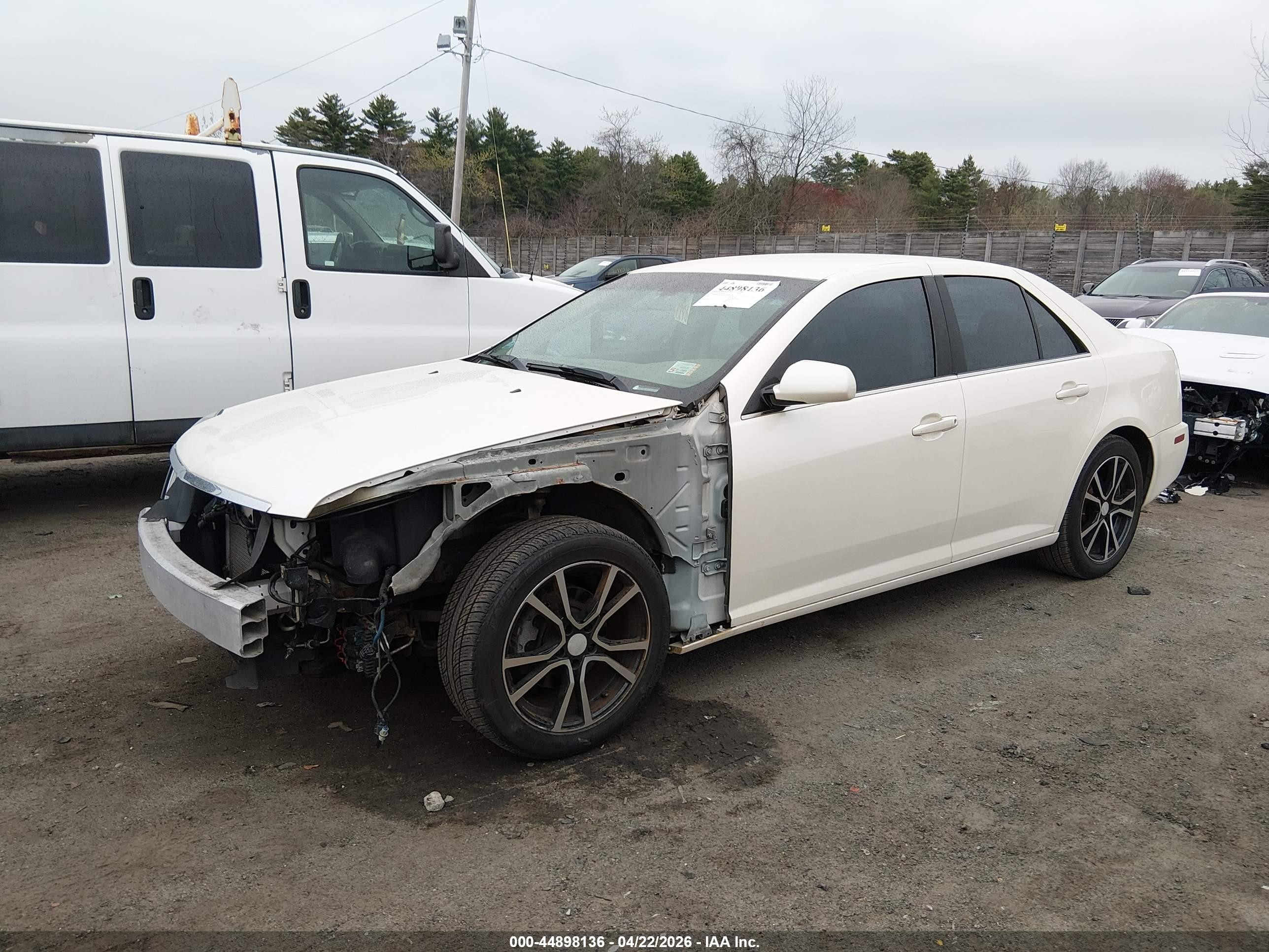2006 Cadillac Sts V8 White vin: 1G6DC67A860212974