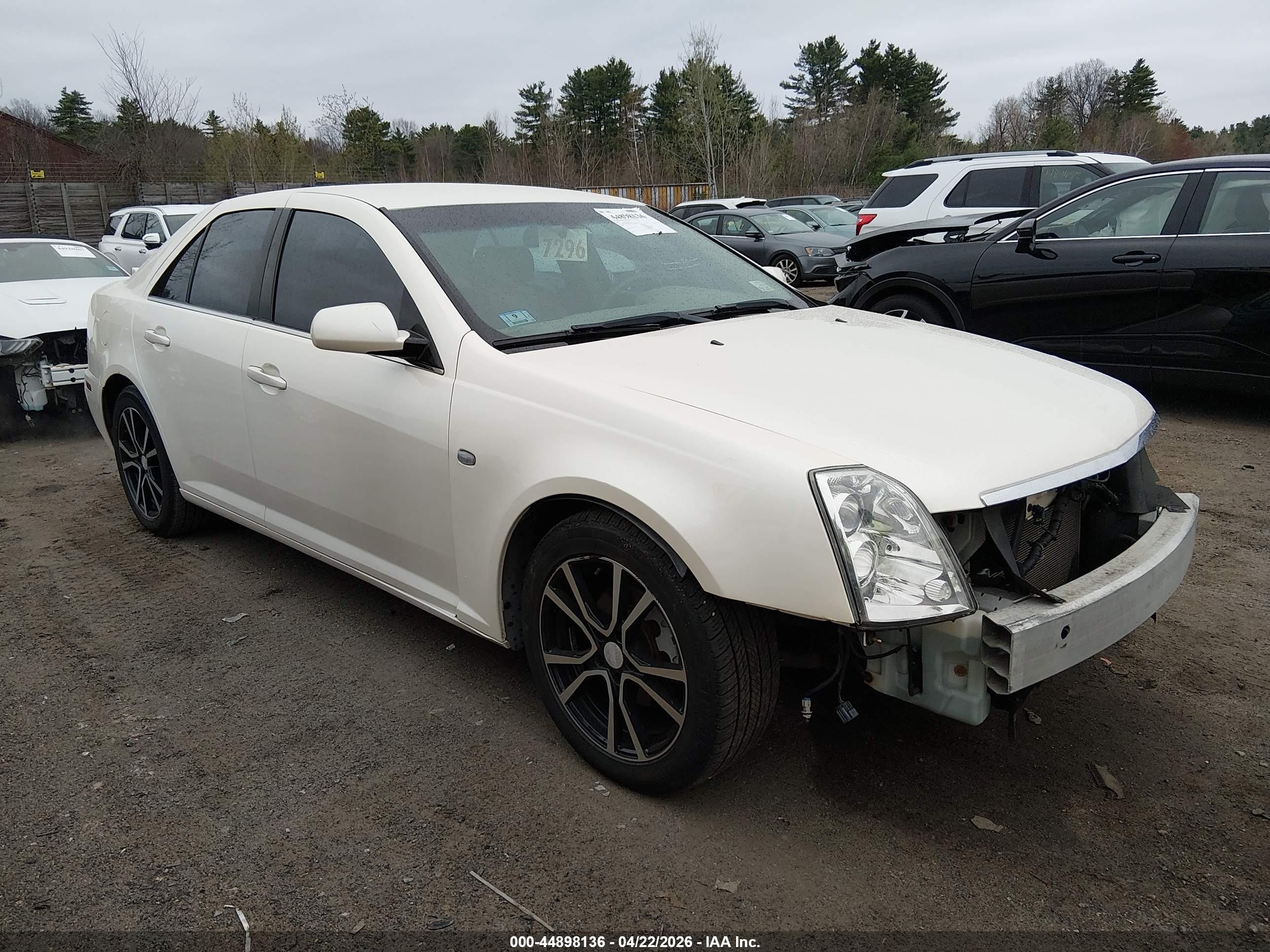 2006 Cadillac Sts V8 White vin: 1G6DC67A860212974