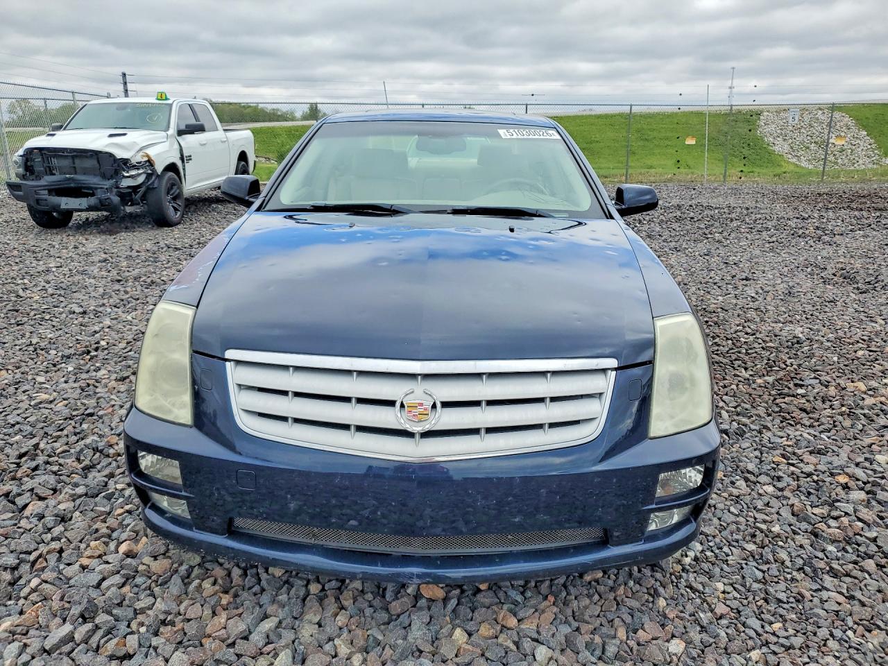 2005 Cadillac Sts Blue vin: 1G6DC67A950147356