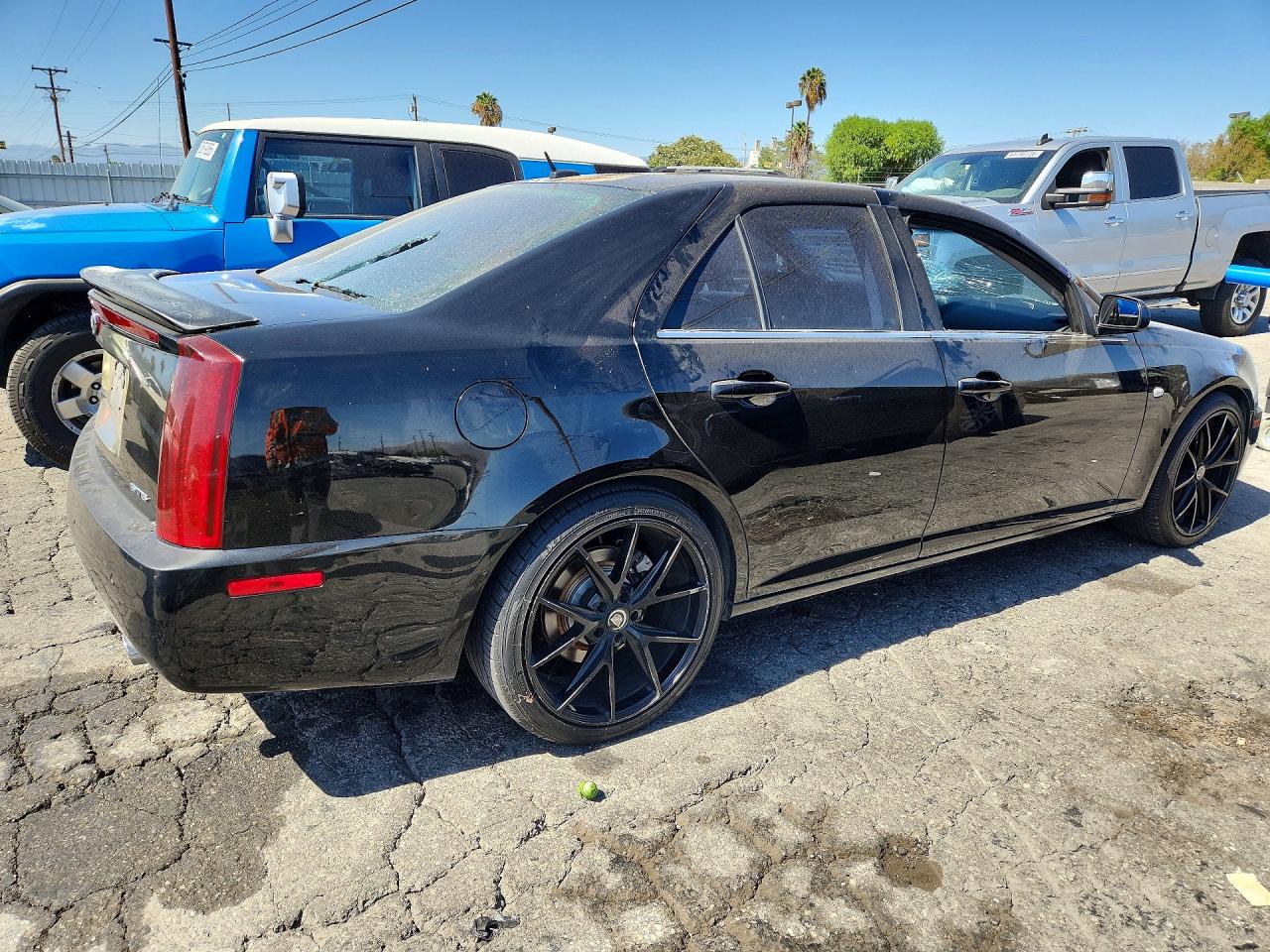2005 Cadillac Sts Black vin: 1G6DC67A950170233
