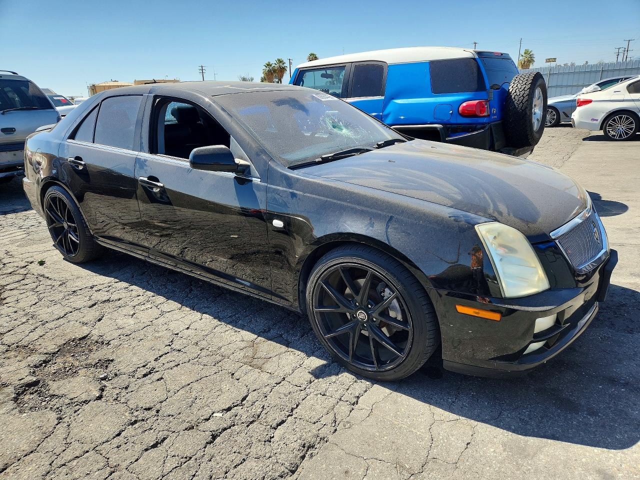 2005 Cadillac Sts Black vin: 1G6DC67A950170233