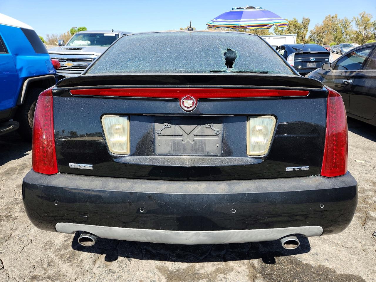 2005 Cadillac Sts Black vin: 1G6DC67A950170233