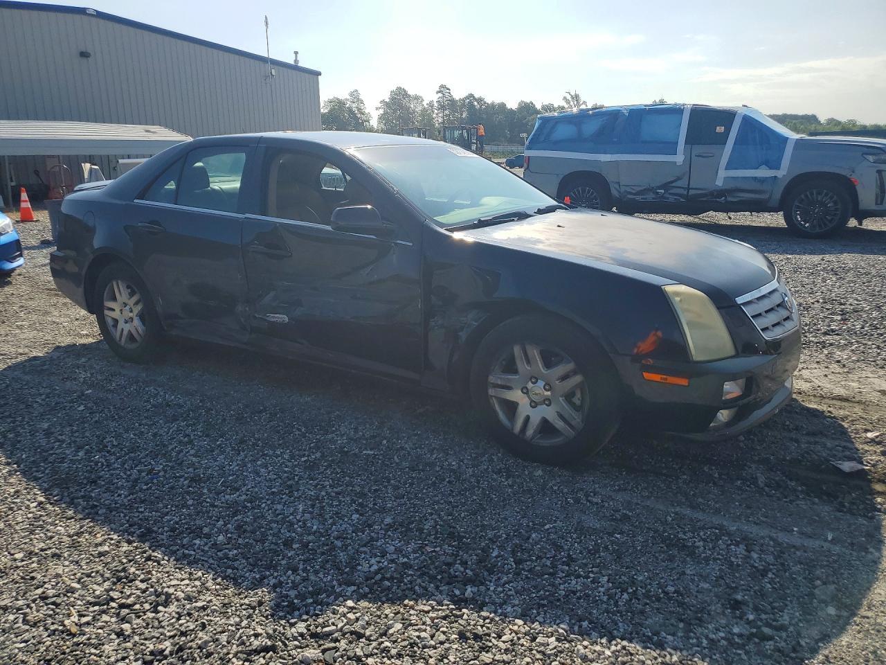 2005 Cadillac Sts Black vin: 1G6DC67A950202906