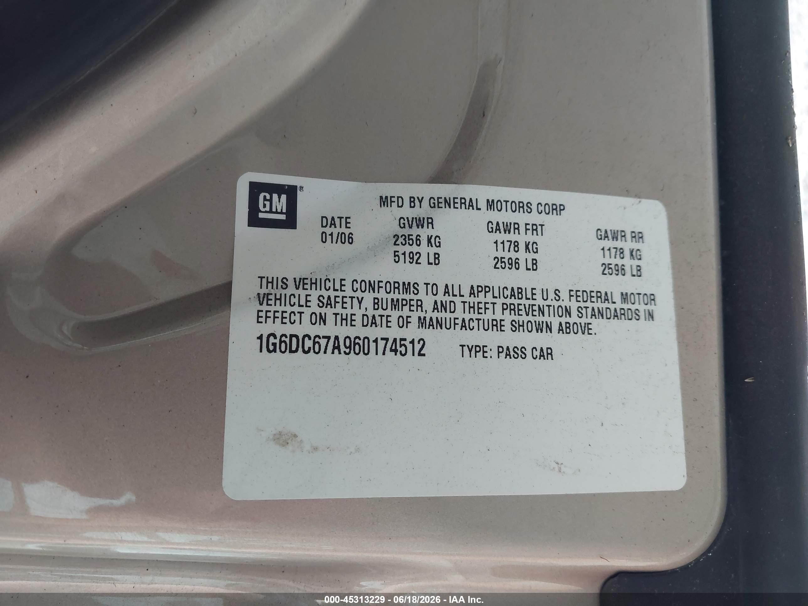 2006 Cadillac Sts V8 Золотой vin: 1G6DC67A960174512