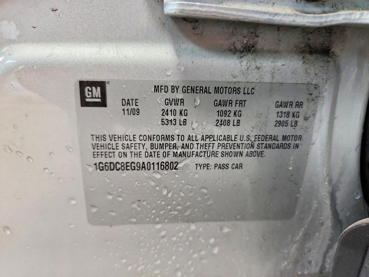 2010 Cadillac Cts Серебряный vin: 1G6DC8EG9A0116802