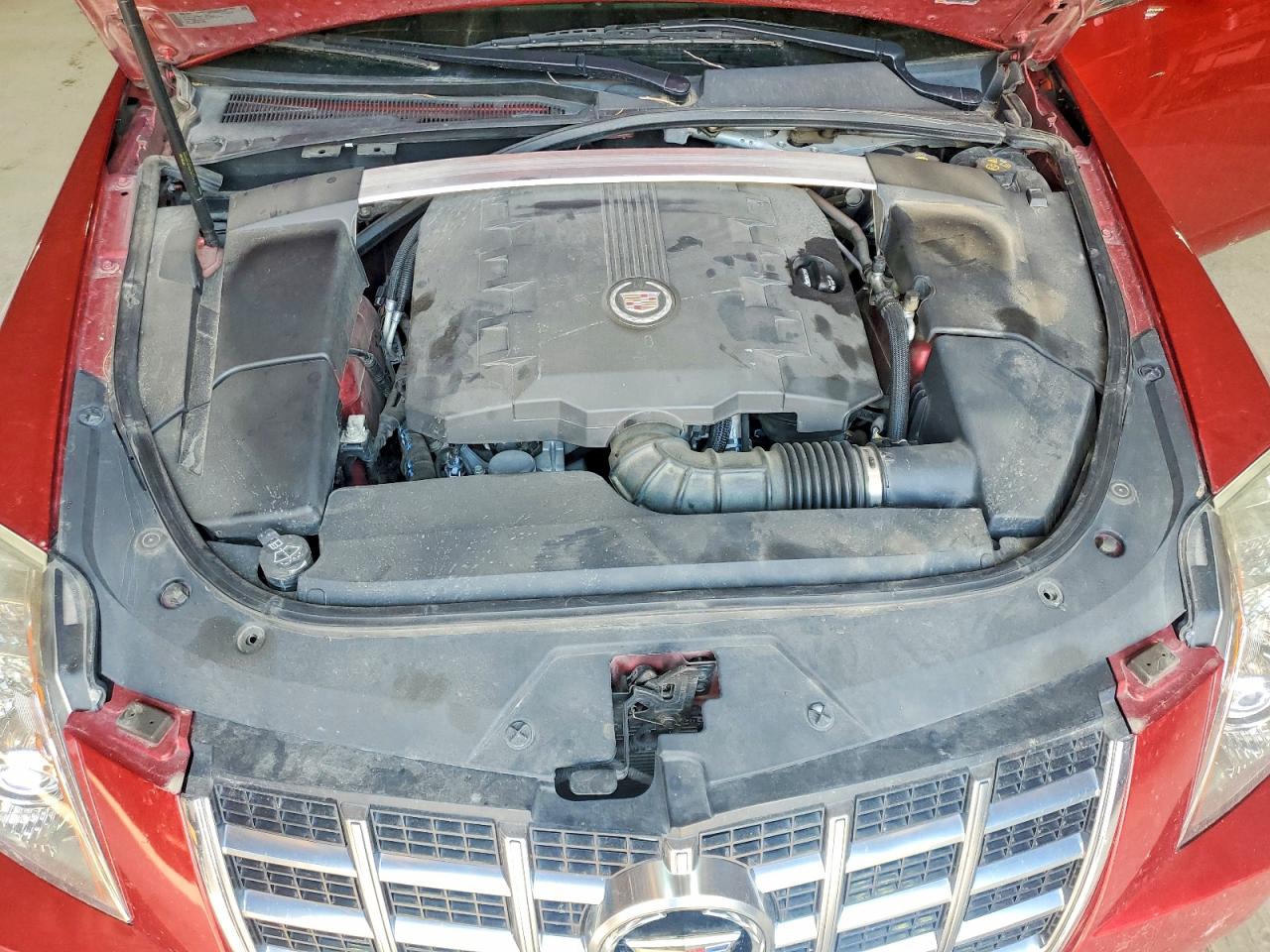 2014 Cadillac Cts Premium Collection Red vin: 1G6DD1E38E0166887