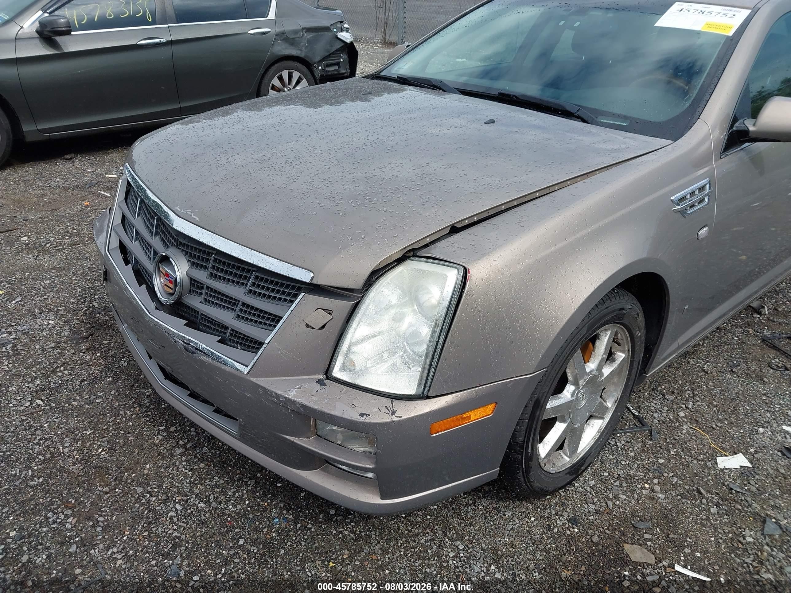 2008 Cadillac Sts Awd W/1sb Beige vin: 1G6DD67V080139313