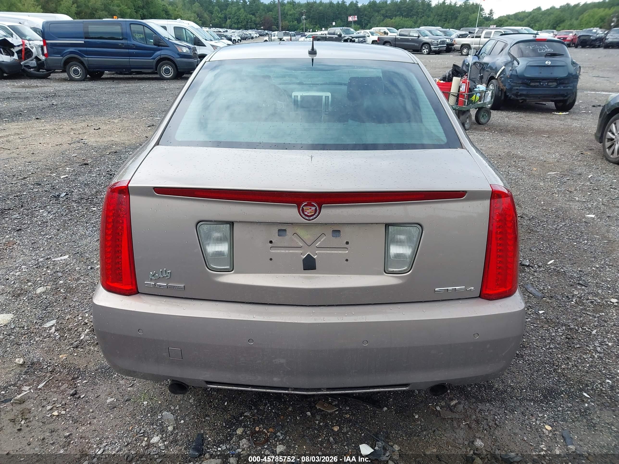 2008 Cadillac Sts Awd W/1sb Beige vin: 1G6DD67V080139313
