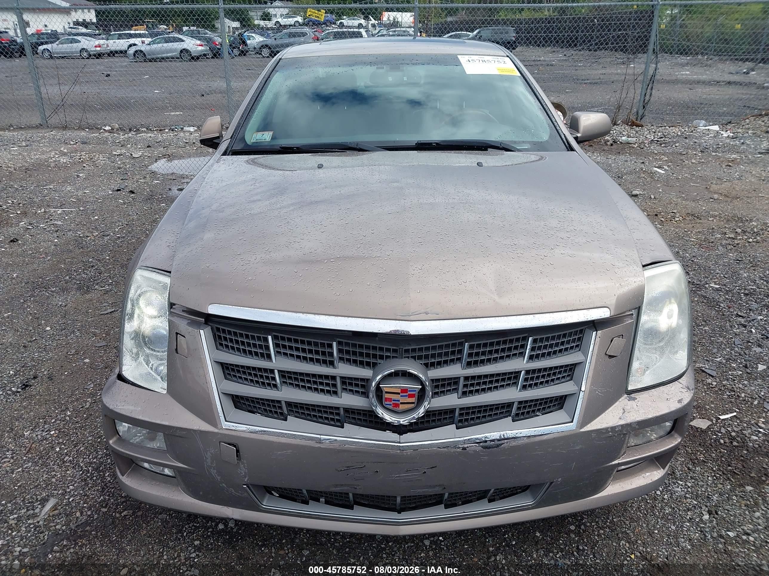 2008 Cadillac Sts Awd W/1sb Beige vin: 1G6DD67V080139313