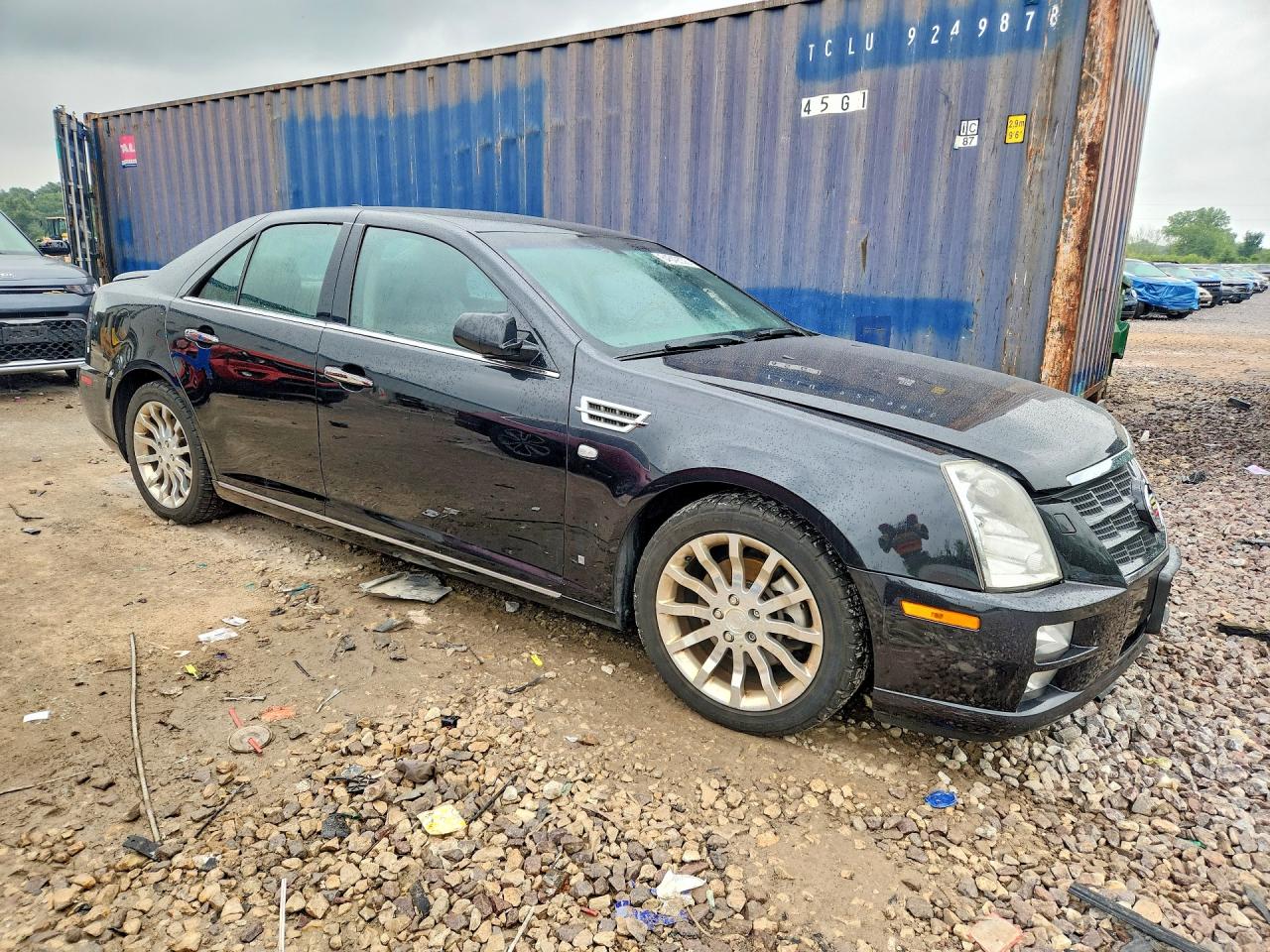 2009 Cadillac Sts Черный vin: 1G6DD67V190131755