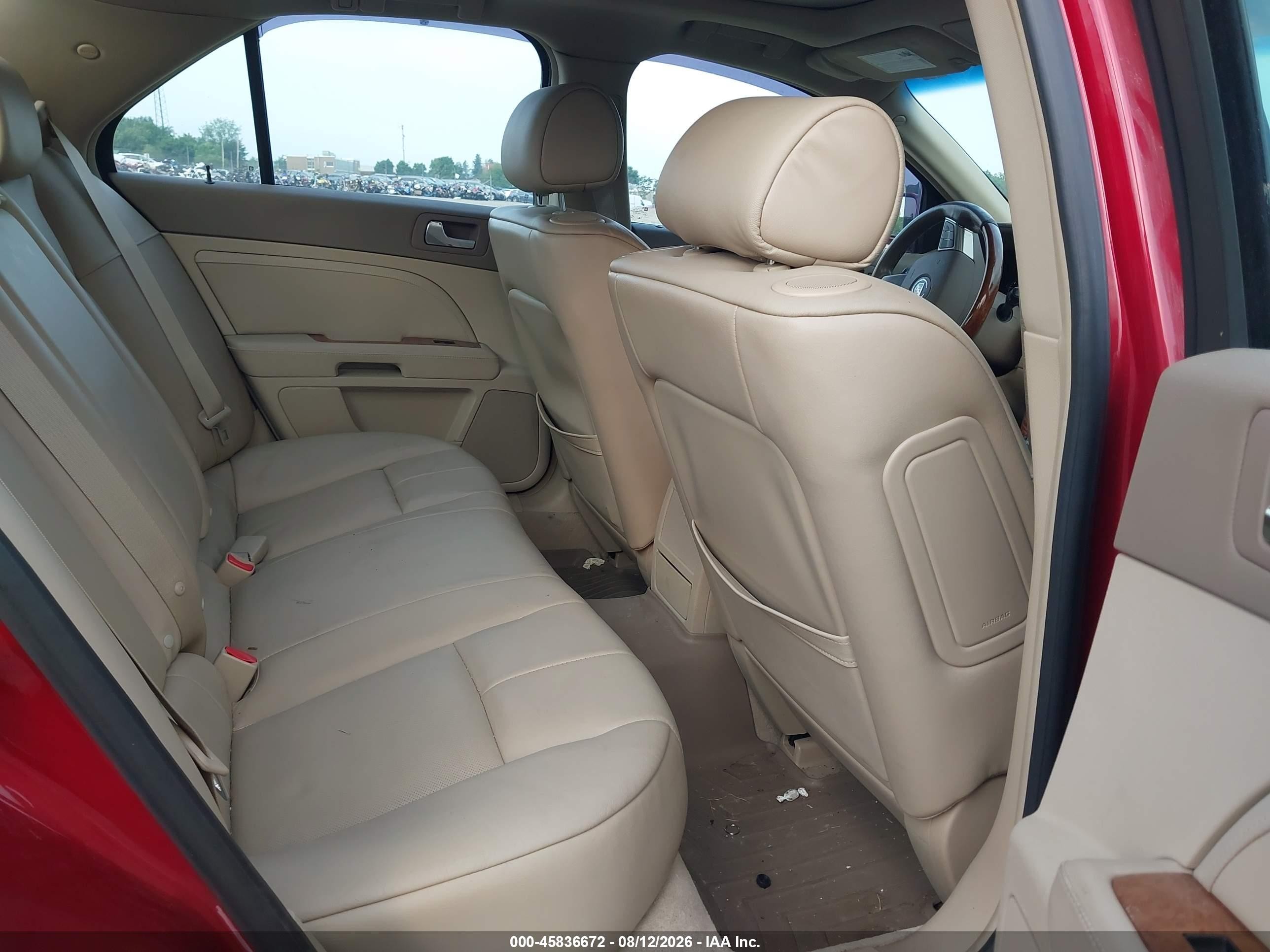 2008 Cadillac Sts Awd W/1sb Burgundy vin: 1G6DD67V380182334